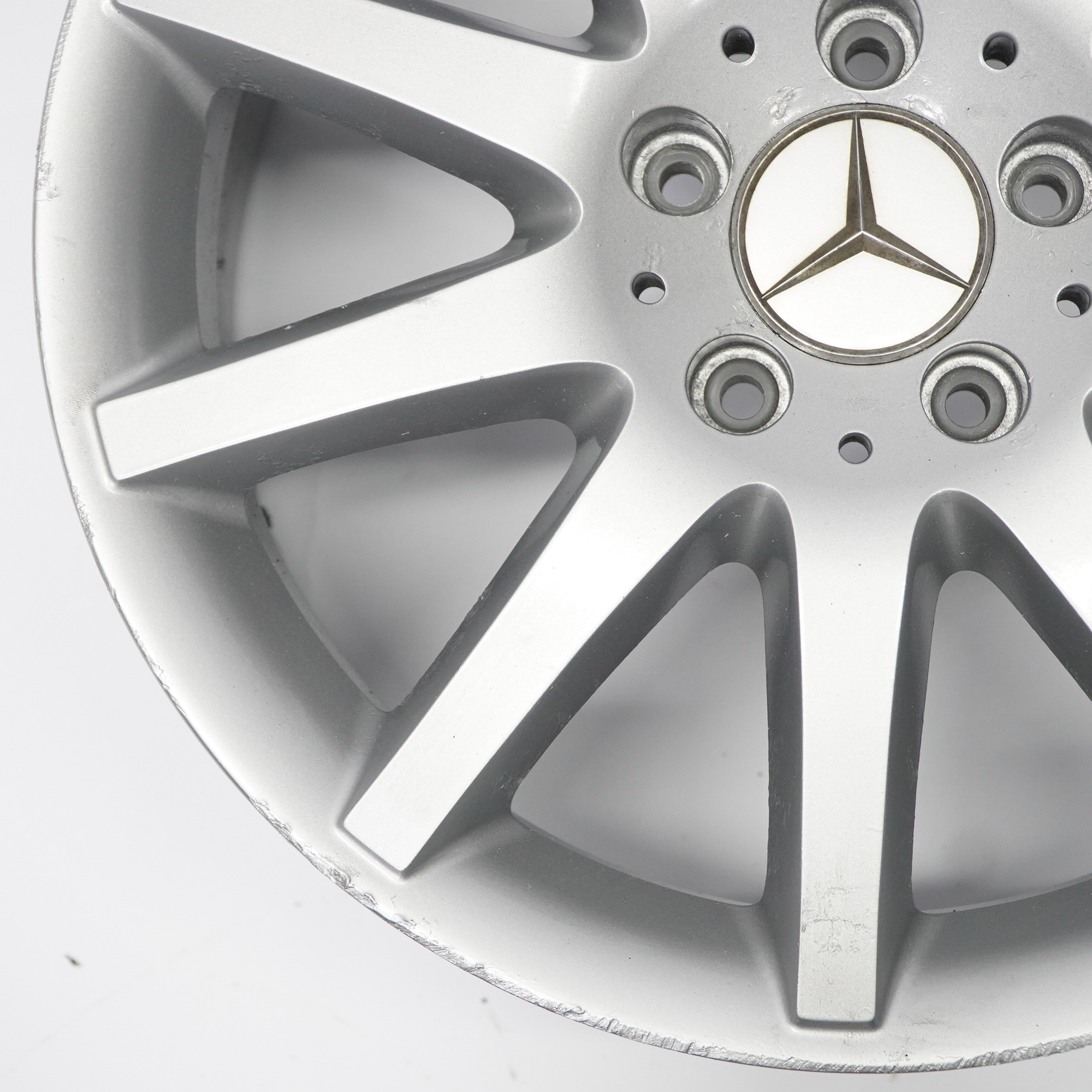 Mercedes C209 Jante Alliage Argentée Double Rayon 17" 7.5J ET:36 A2094014402