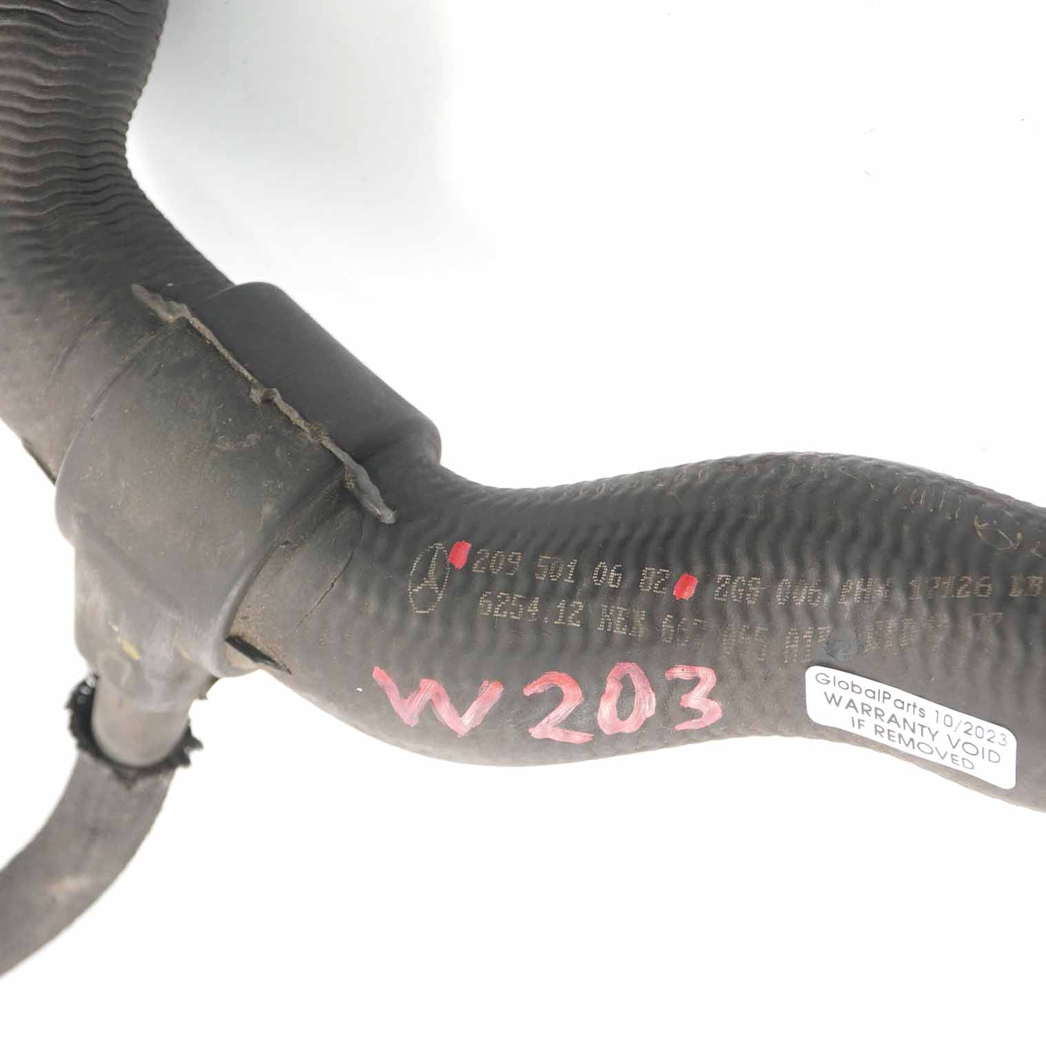 Water Hose Mercedes W203 C209 M113 Radiator Coolant Pipe Line A2095010682