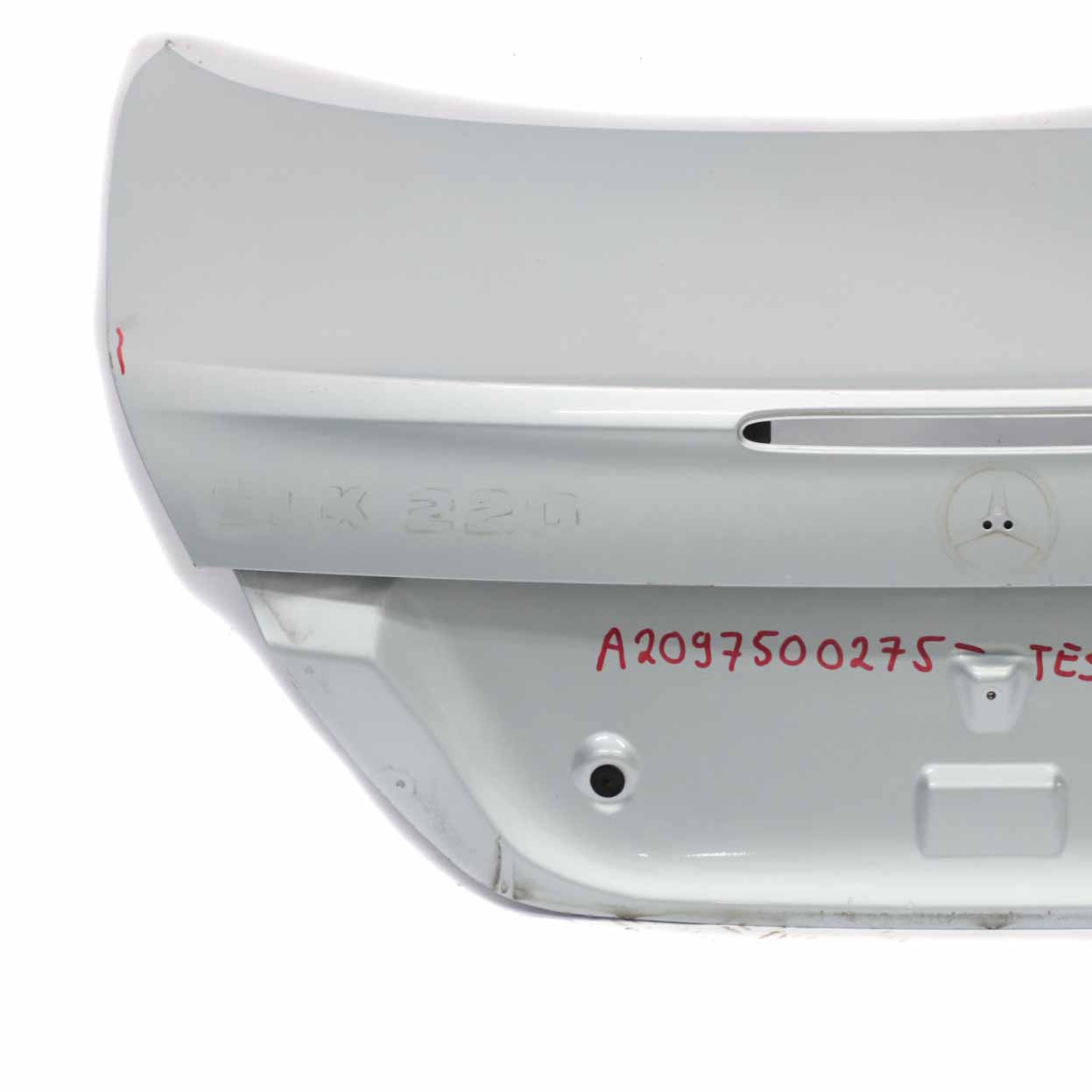 Mercedes CLK C209 Boot Trunk Lid Tailgate Tellurium Silver Metallic - 762