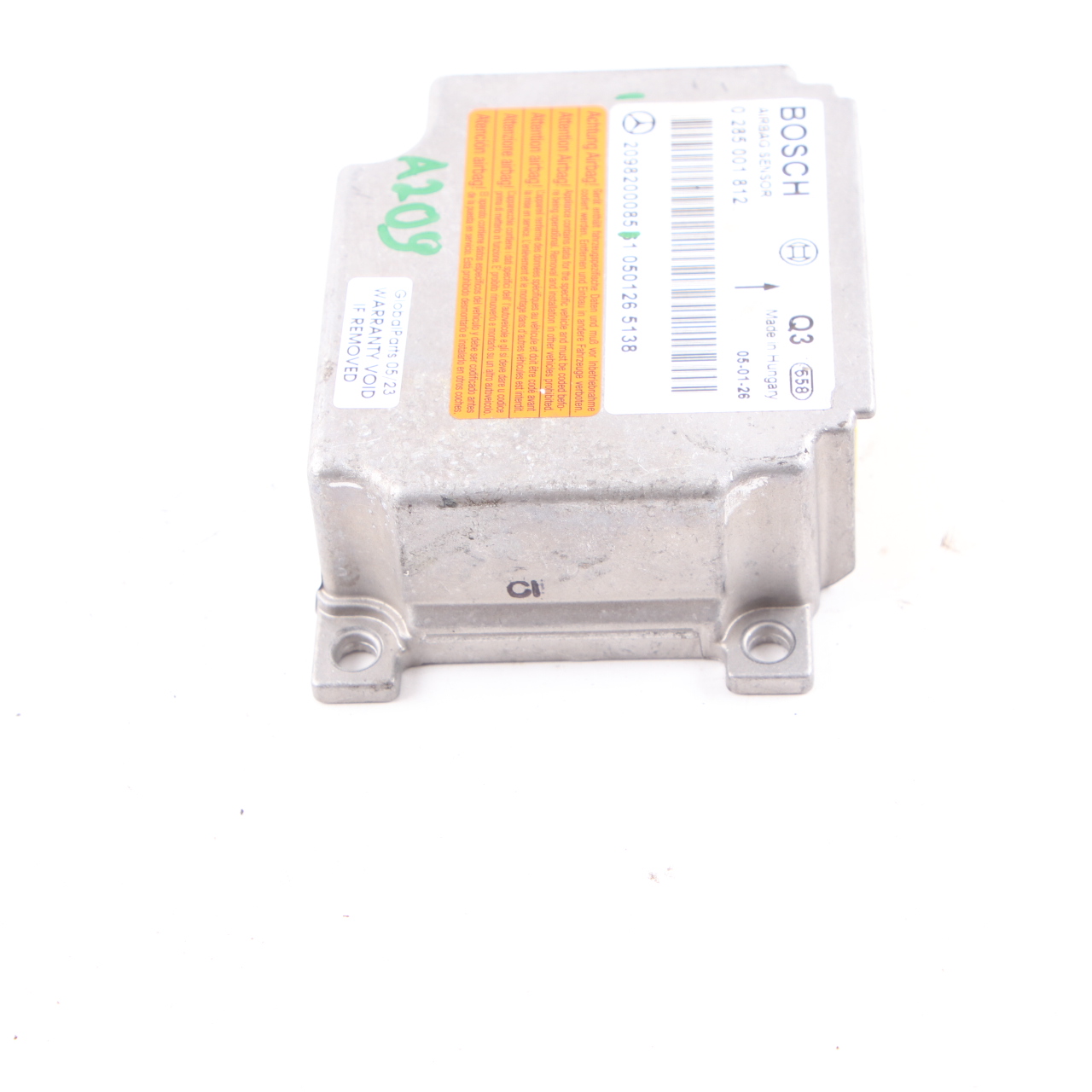 Mercedes W209 Cabrio Air Modul Steuergerät ECU A2098200085