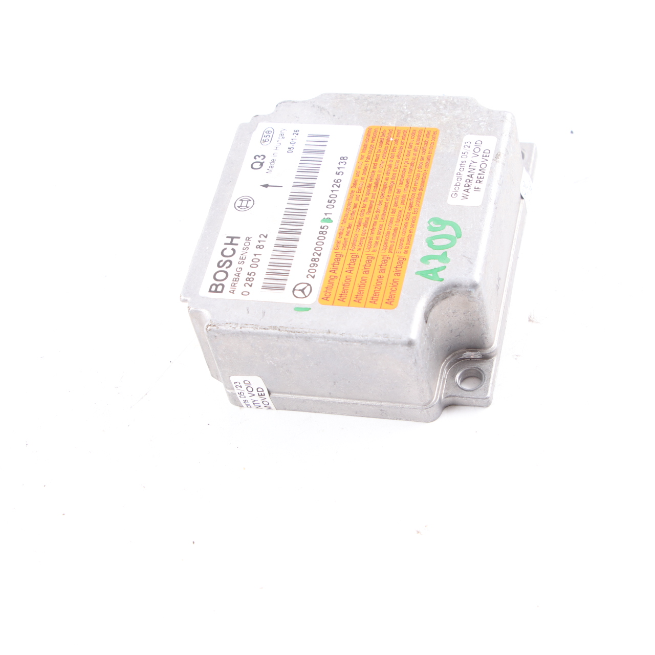 Mercedes W209 Cabrio Air Modul Steuergerät ECU A2098200085