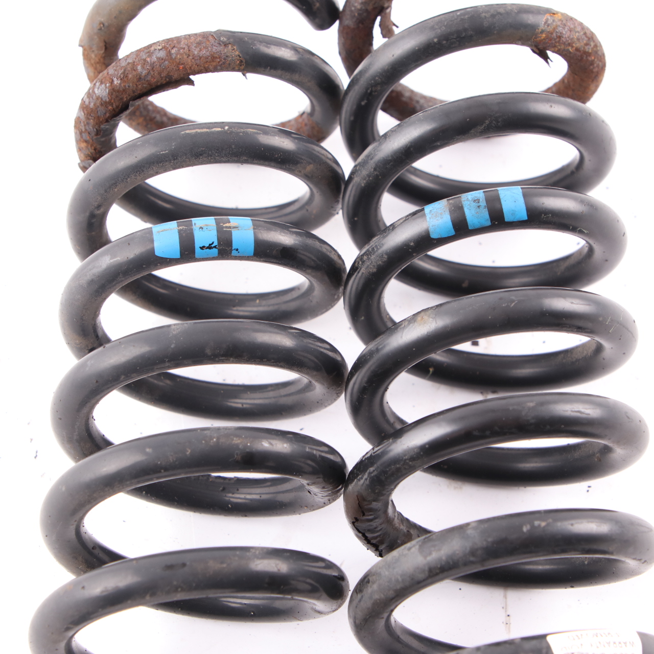 Mercedes S203 S210 Coil Spring Rear Axle Suspension Set Blue Marking A2103243404