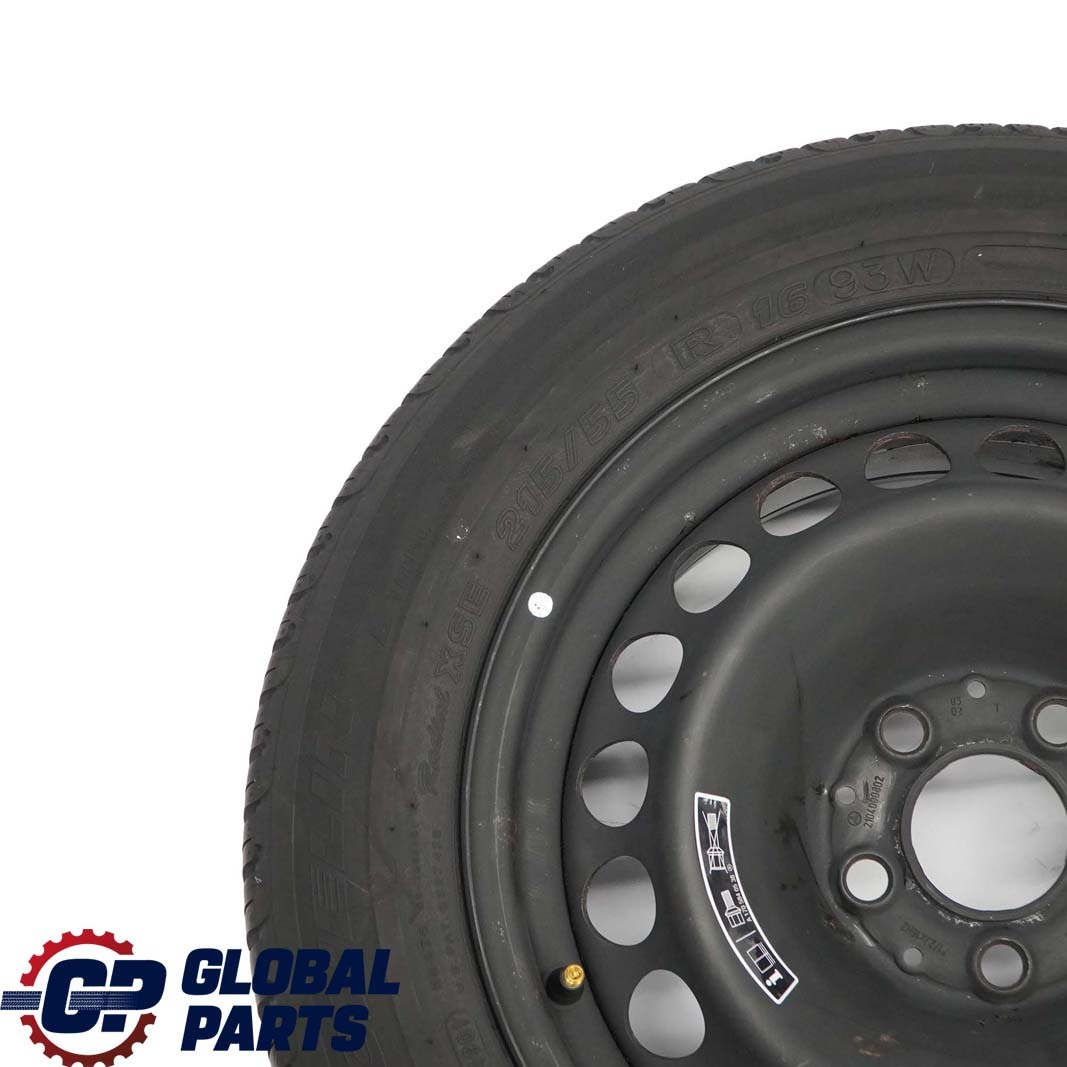 Mercedes W210 Spare Wheel Steel 16" 7 1/2 J Tyre R16 215/55 A2104000802