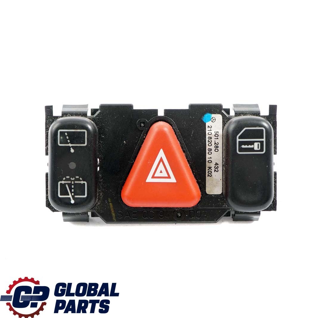 Mercedes-Benz C E W202 W210 Warnblinker Schalterblock Bedienteil A2108208010