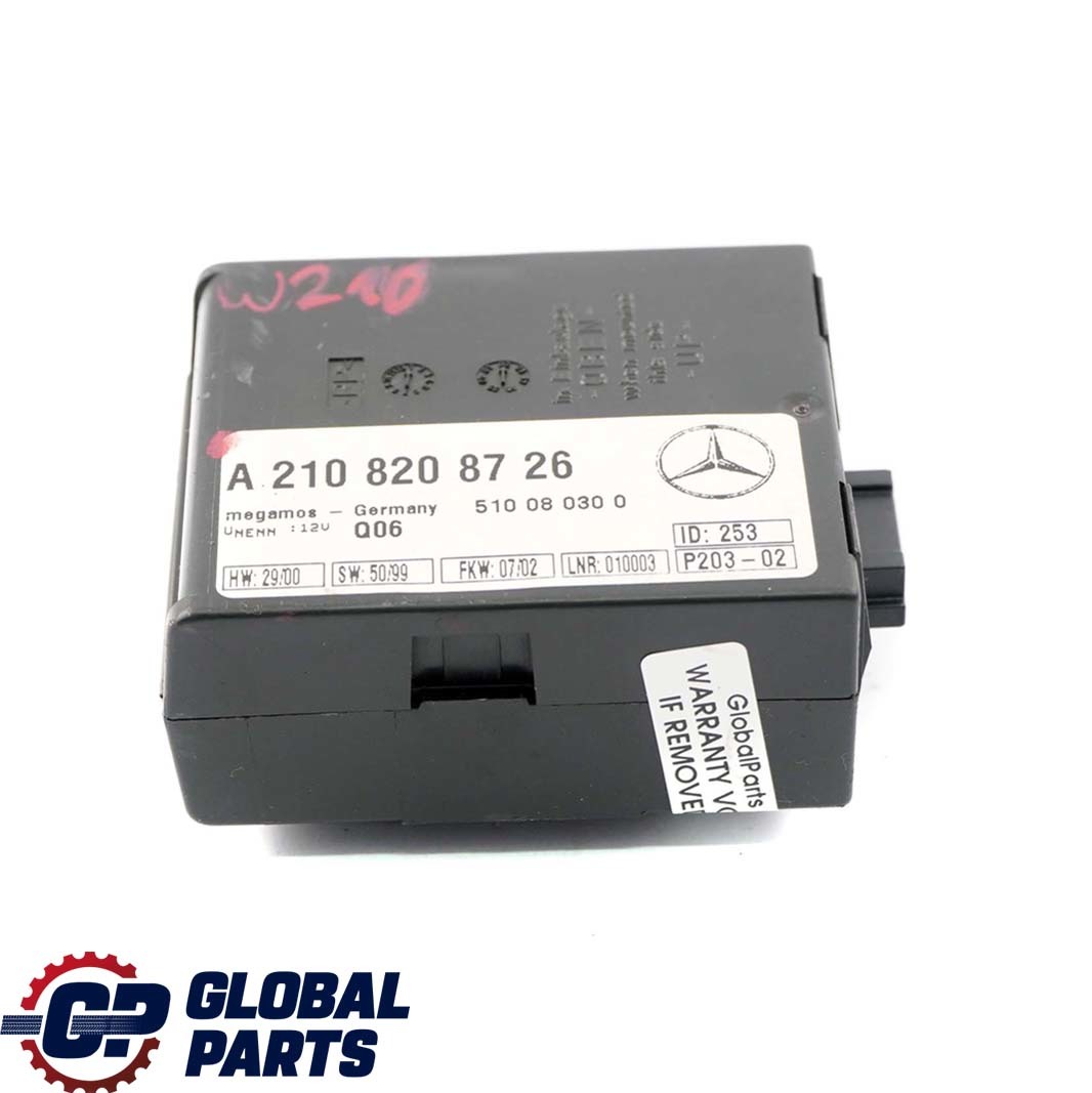 Mercedes-Benz E W210 S210 Alarm Abschleppschutz Steuergerät ECU A2108208726