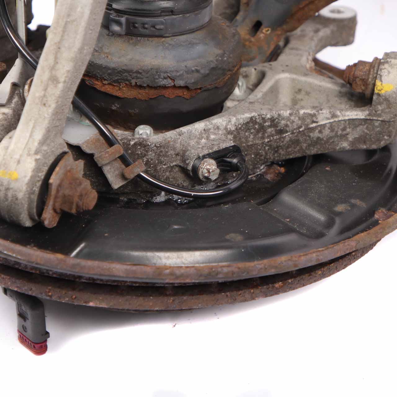 Mercedes W211 W219 CDI Rear Left Suspension Leg Brake Disc Wheel Hub