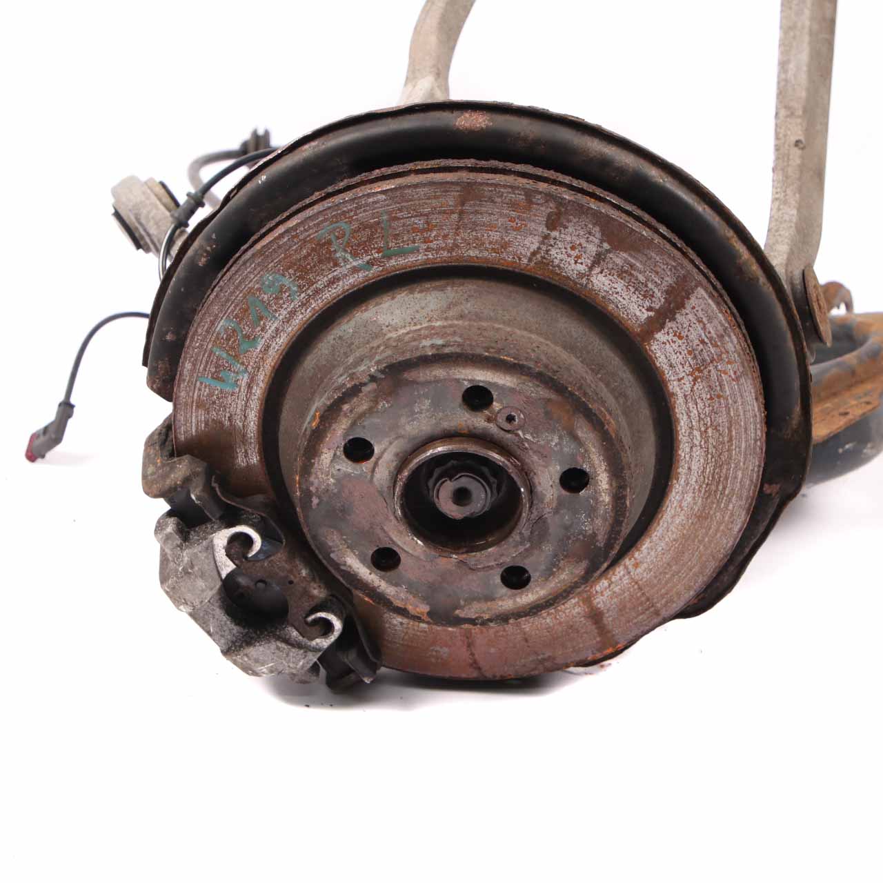 Mercedes W211 W219 CDI Rear Left Suspension Leg Brake Disc Wheel Hub