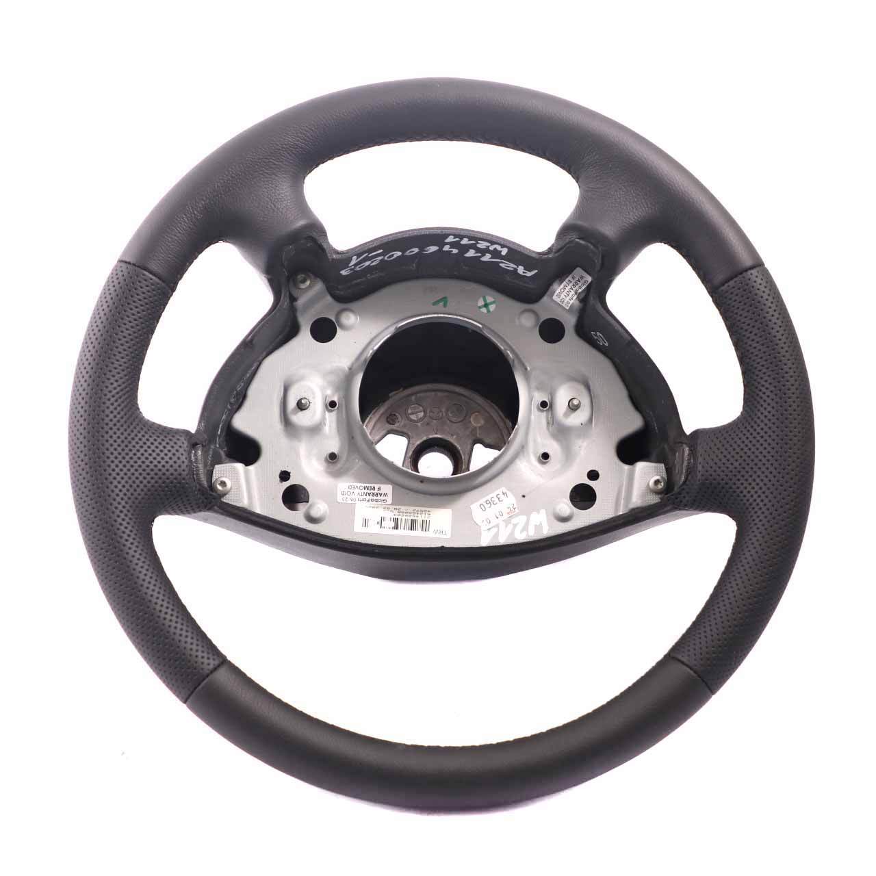 Mercedes-Benz E-Class W211 NEW Black Leather Steering Wheel with Black Threads