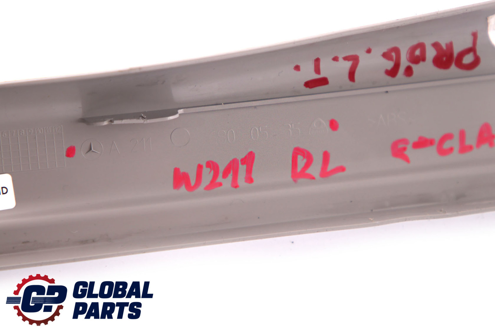 Mercedes E-Class S211 W211 Rear Inside Left N/S Sill Step Plate Grey A2116800535