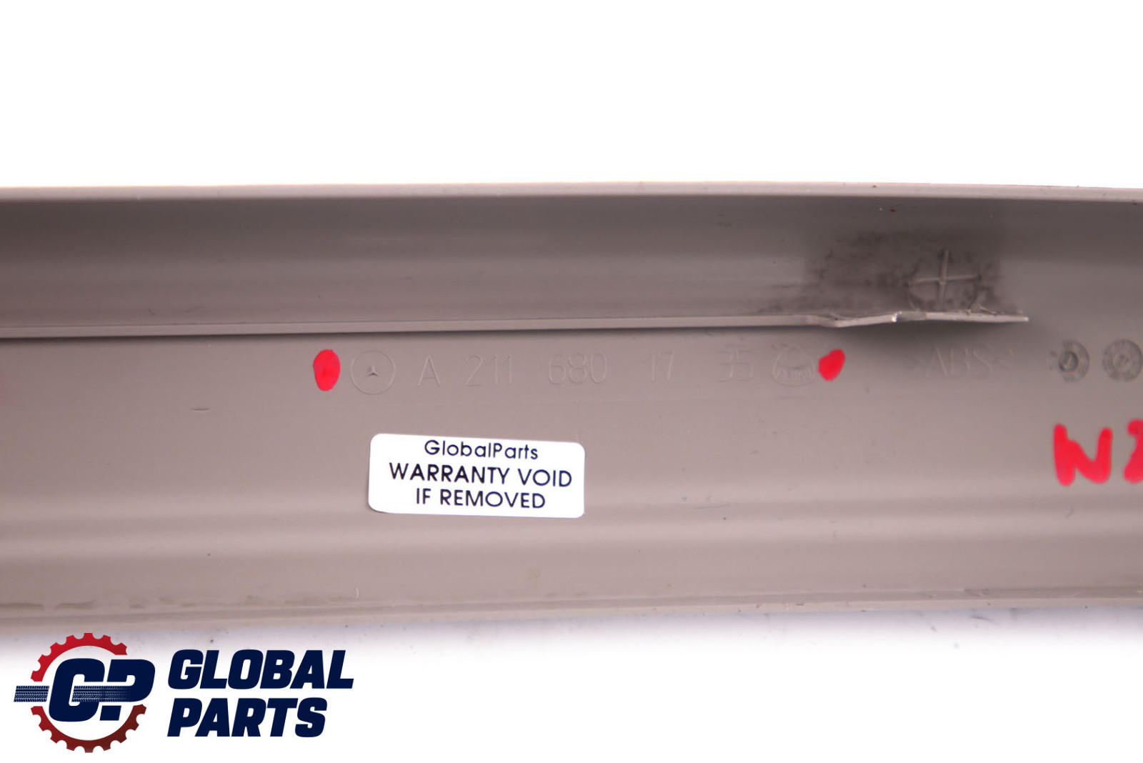 Mercedes E-Class S211 Front Inside Left N/S Rail Trim Cover Grey A2116801735