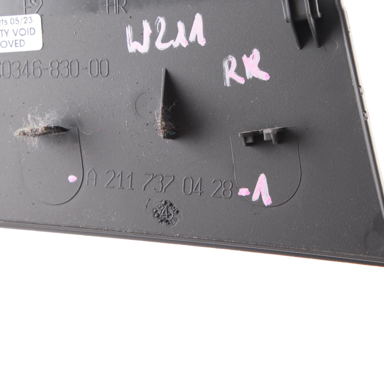 Mercedes W211 Türkarte Armlehne Abdeckung Trim Panel Hinten Rechts A2117370428