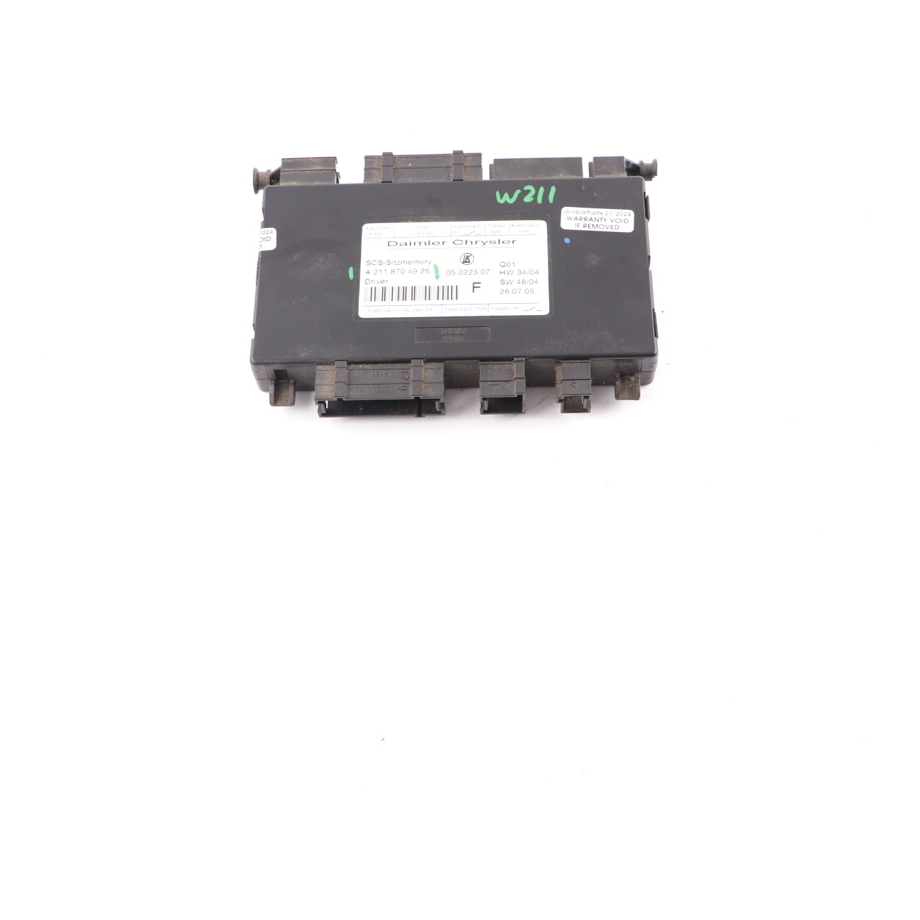 Sitzmodul Mercedes W164 W203 W211 C219 Front Memory Steuergerät A2118704926