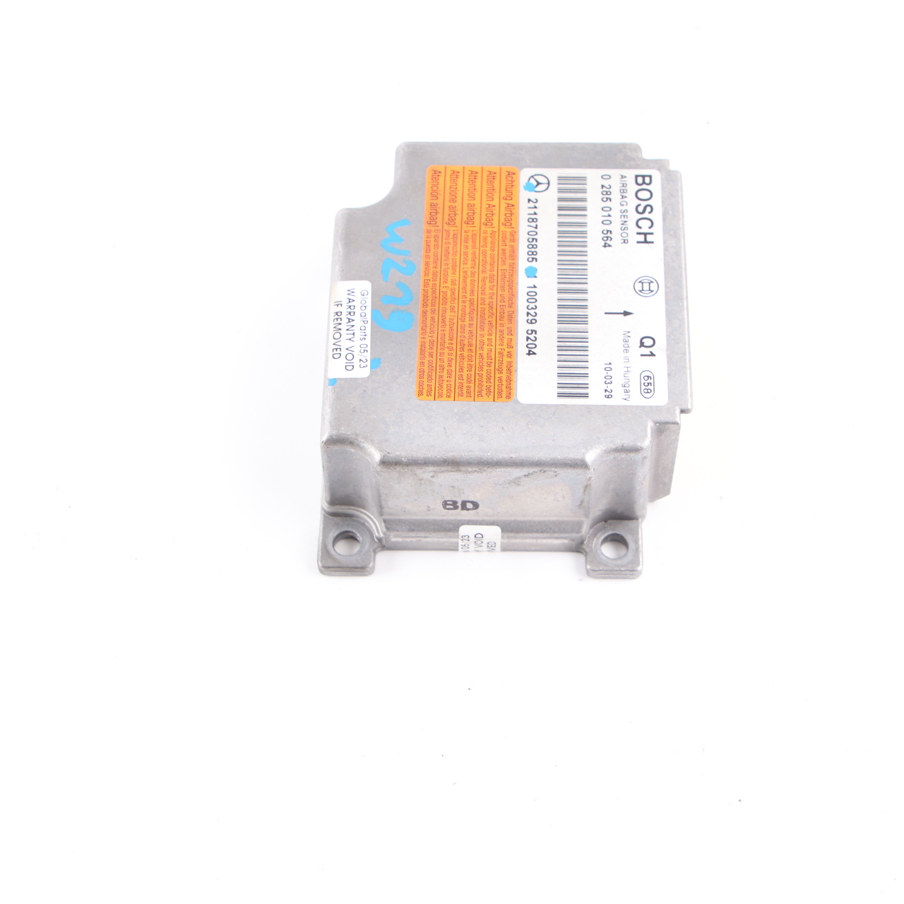 Airbag-Modul Mercedes W211 Steuergerät ECU Sensor A2118705885