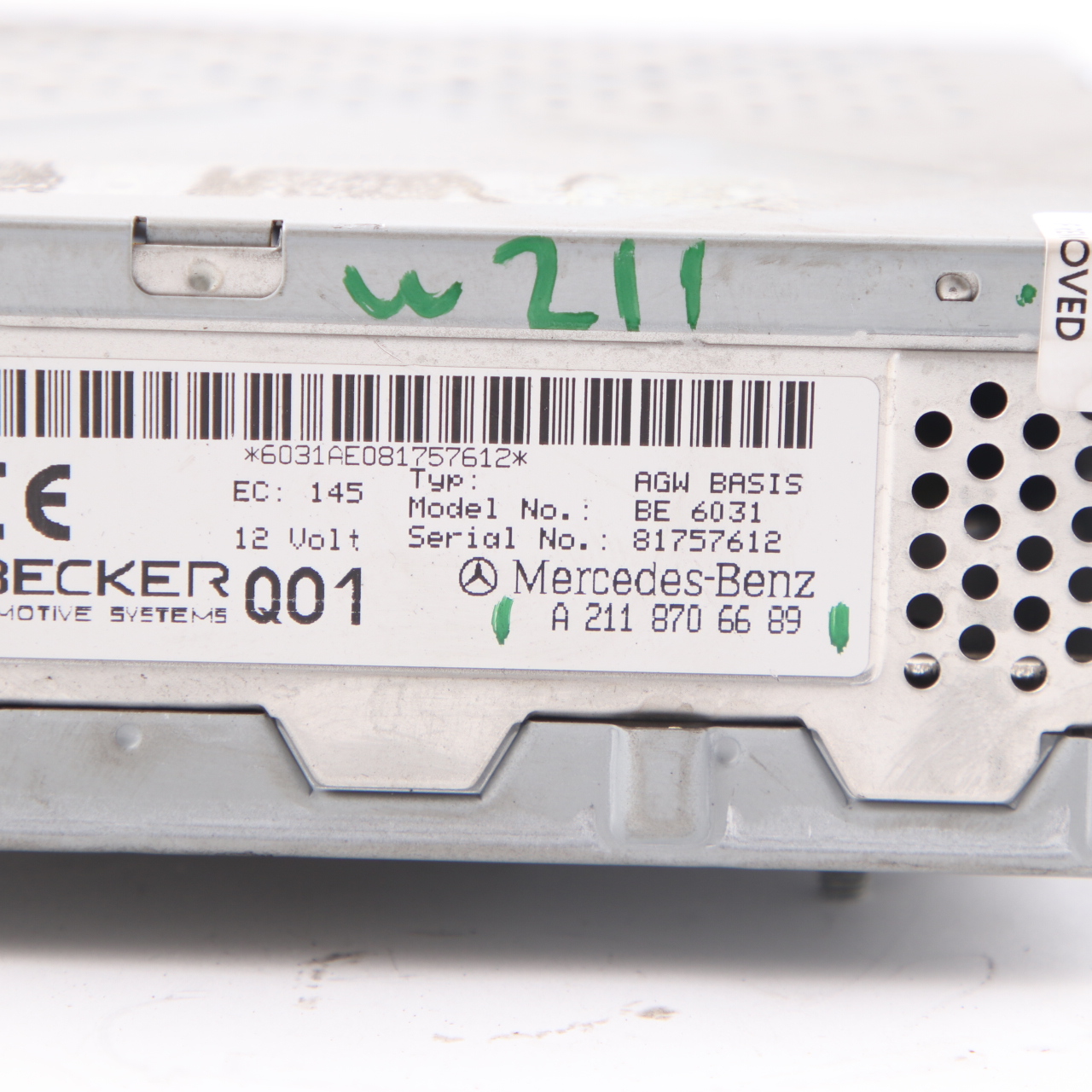 Audio Verstärker Mercedes W211 CLS C219 AMP Becker Modul Einheit A2118706689