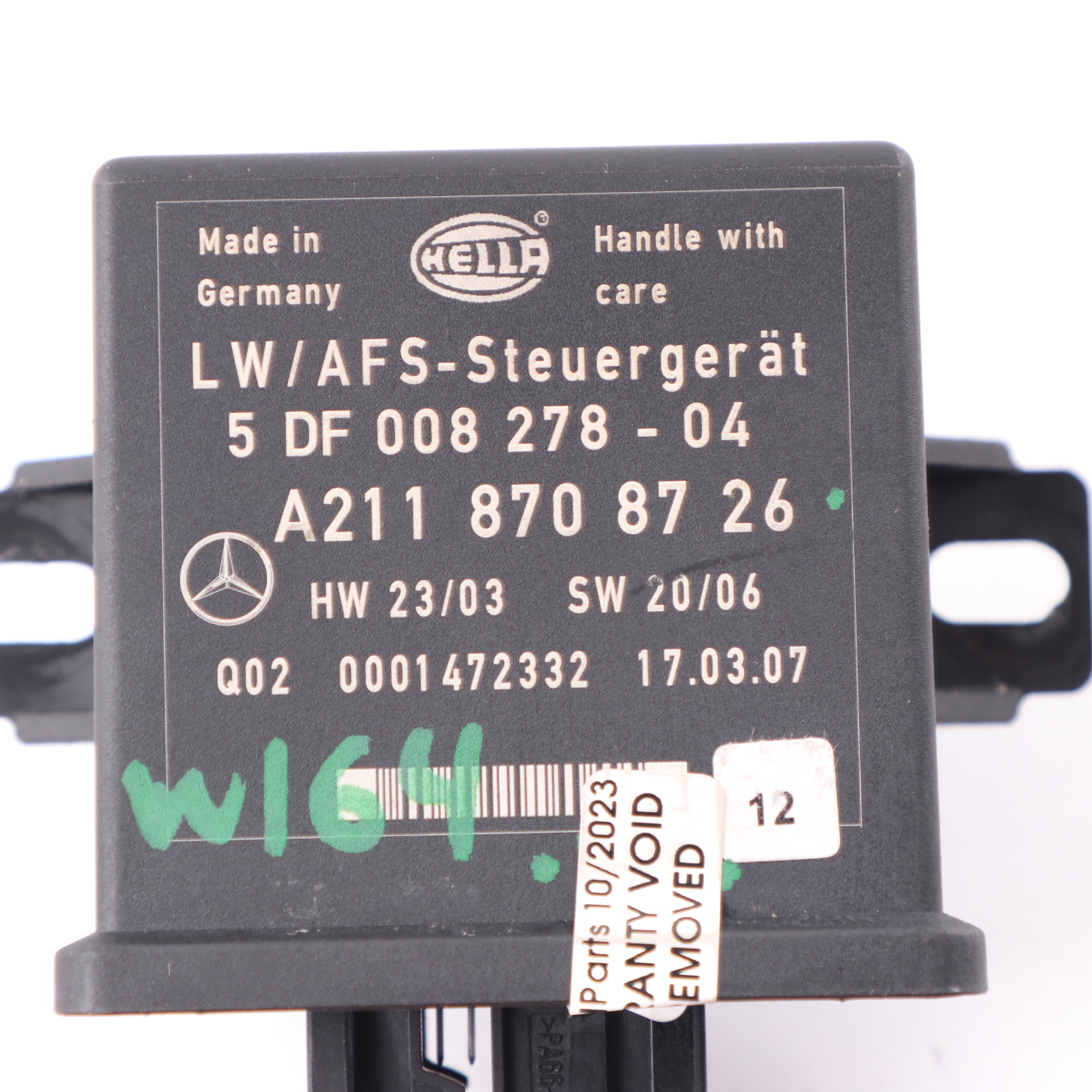 Mercedes W164 R171 Niveauregulierungsmodul Scheinwerfer A2118708726