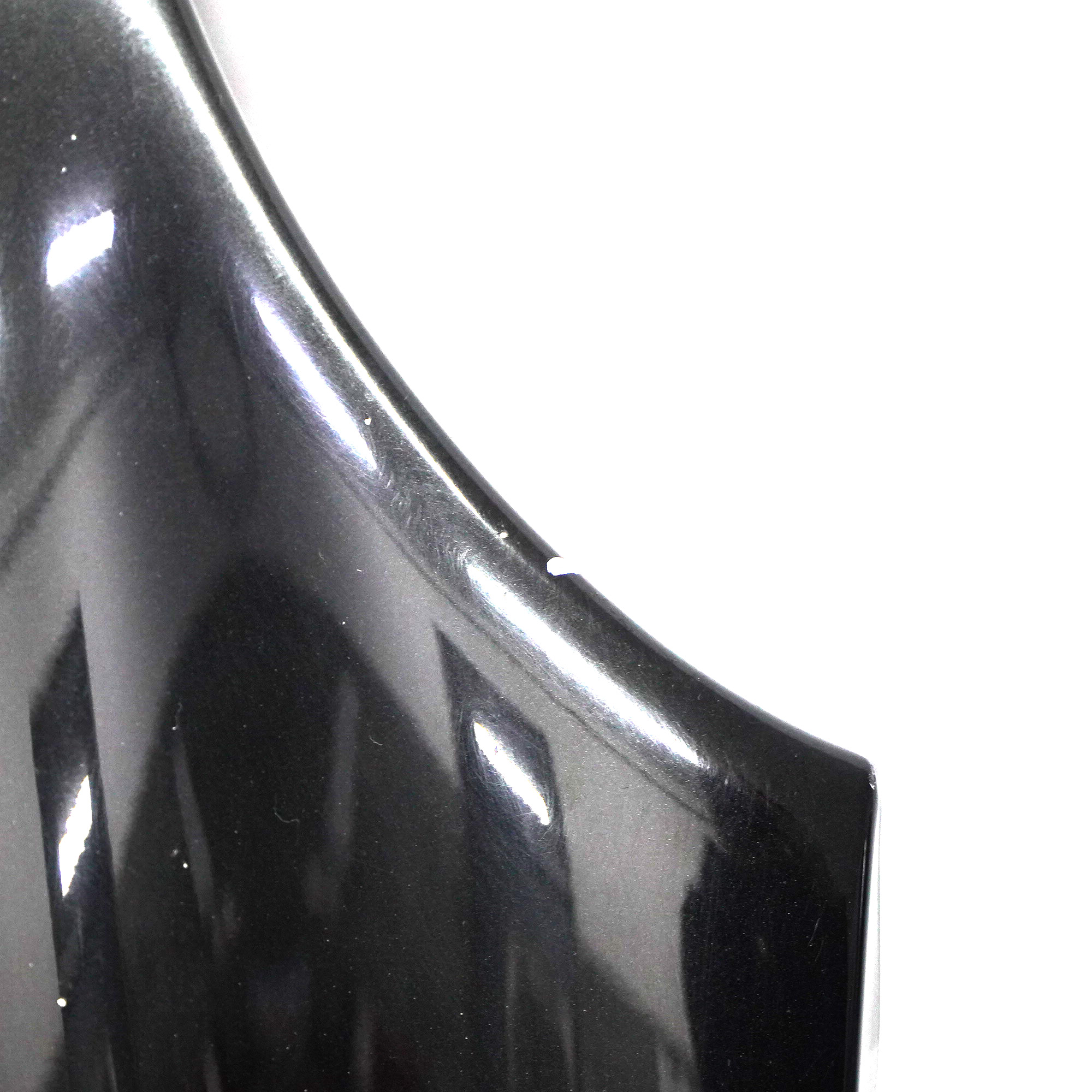 Mercedes W211 Hood Bonnet Trim Panel Covering Obsidian Black Metallic - 197