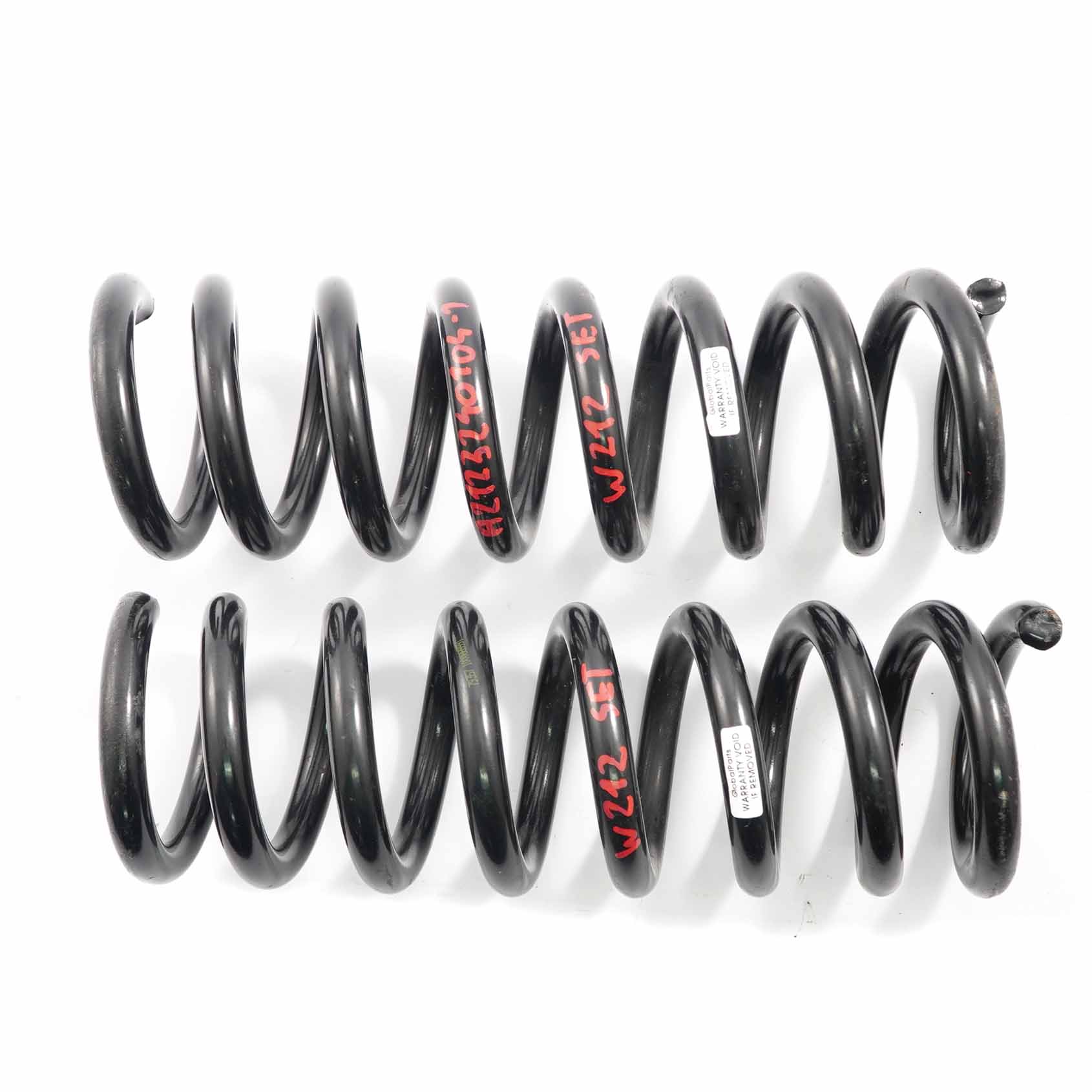 Mercedes W212 Coil Spring Suspension Rear Axle Spring Set Saloon A2123240104