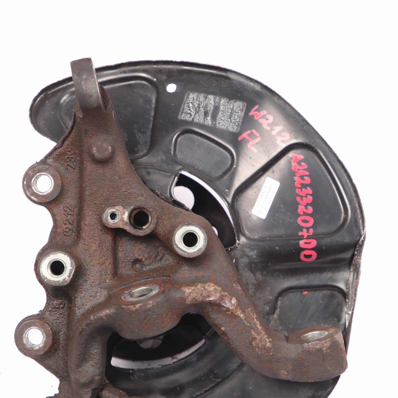 Mercedes W212 Wheel Carrier Front Left N/S Axle Suspension Wheel Hub Mount