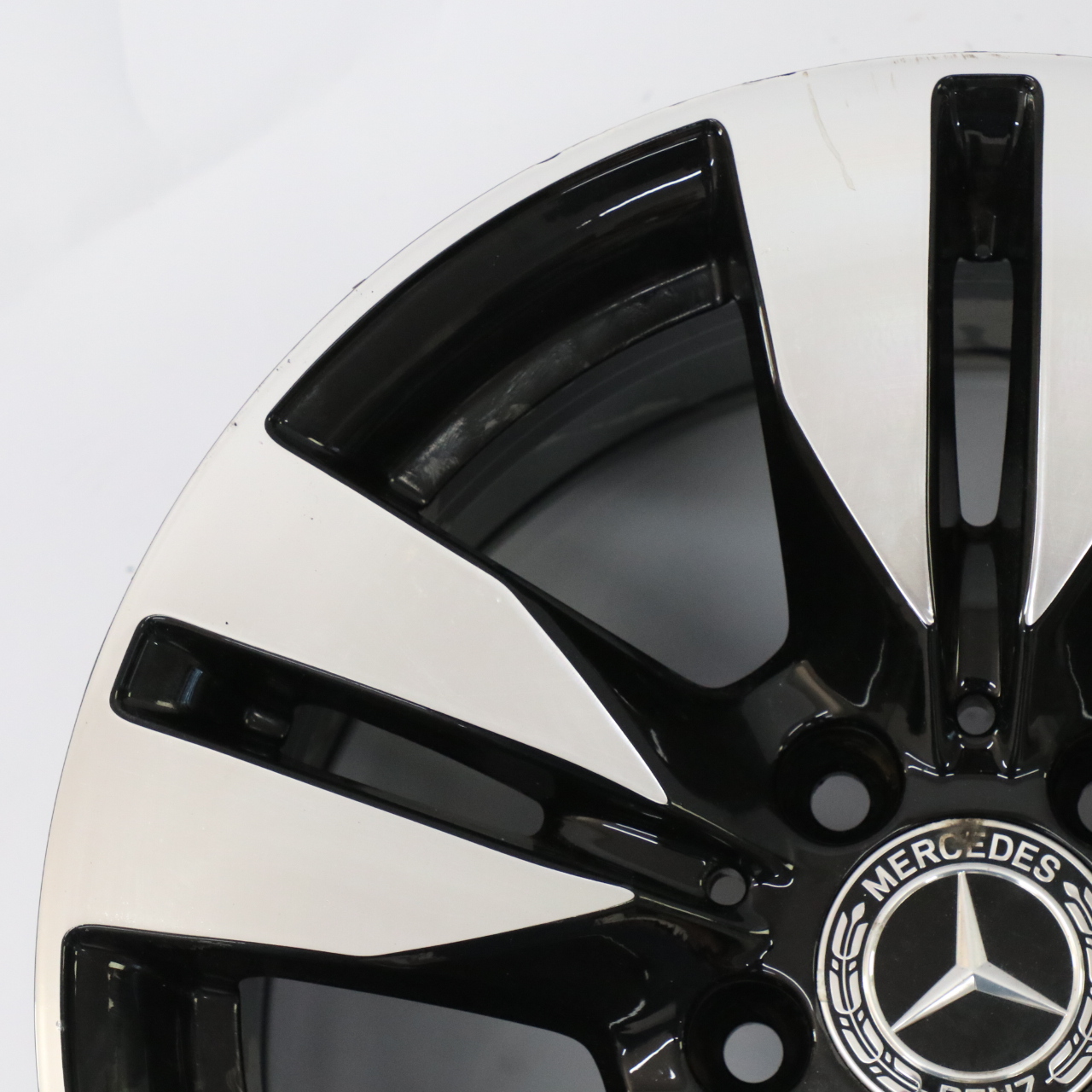 Mercedes W212 Schwarz Leicht metall felge 5-Doppel speiche 16" 8J A2124010202