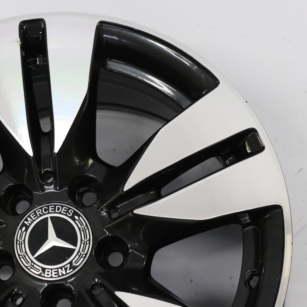 Mercedes W212 Schwarz Leicht metall felge 5-Doppel speiche 16" 8J A2124010202