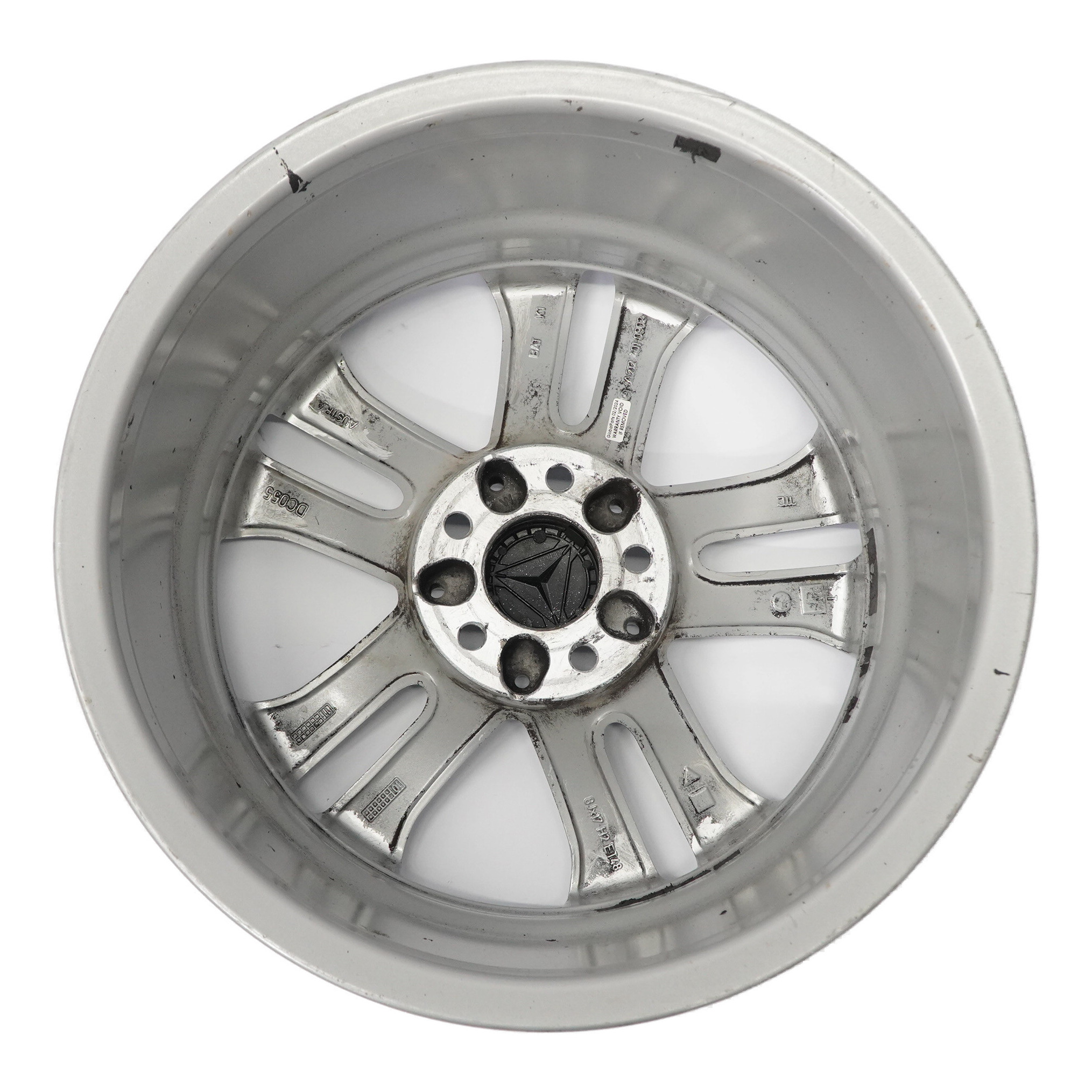 Mercedes W212 Silber Leichtmetallfelge 5-Doppelspeiche 17" ET:48 8J A2124010902