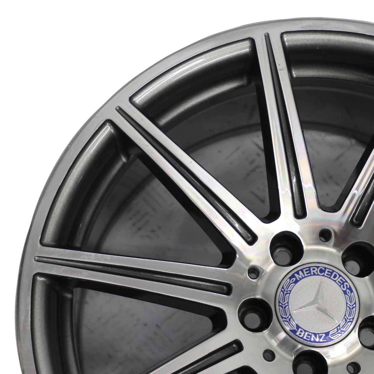 Mercedes W212 E63 AMG Leichtmetallfelge 10-Speichen Rad 19" 9,5J A2124015102