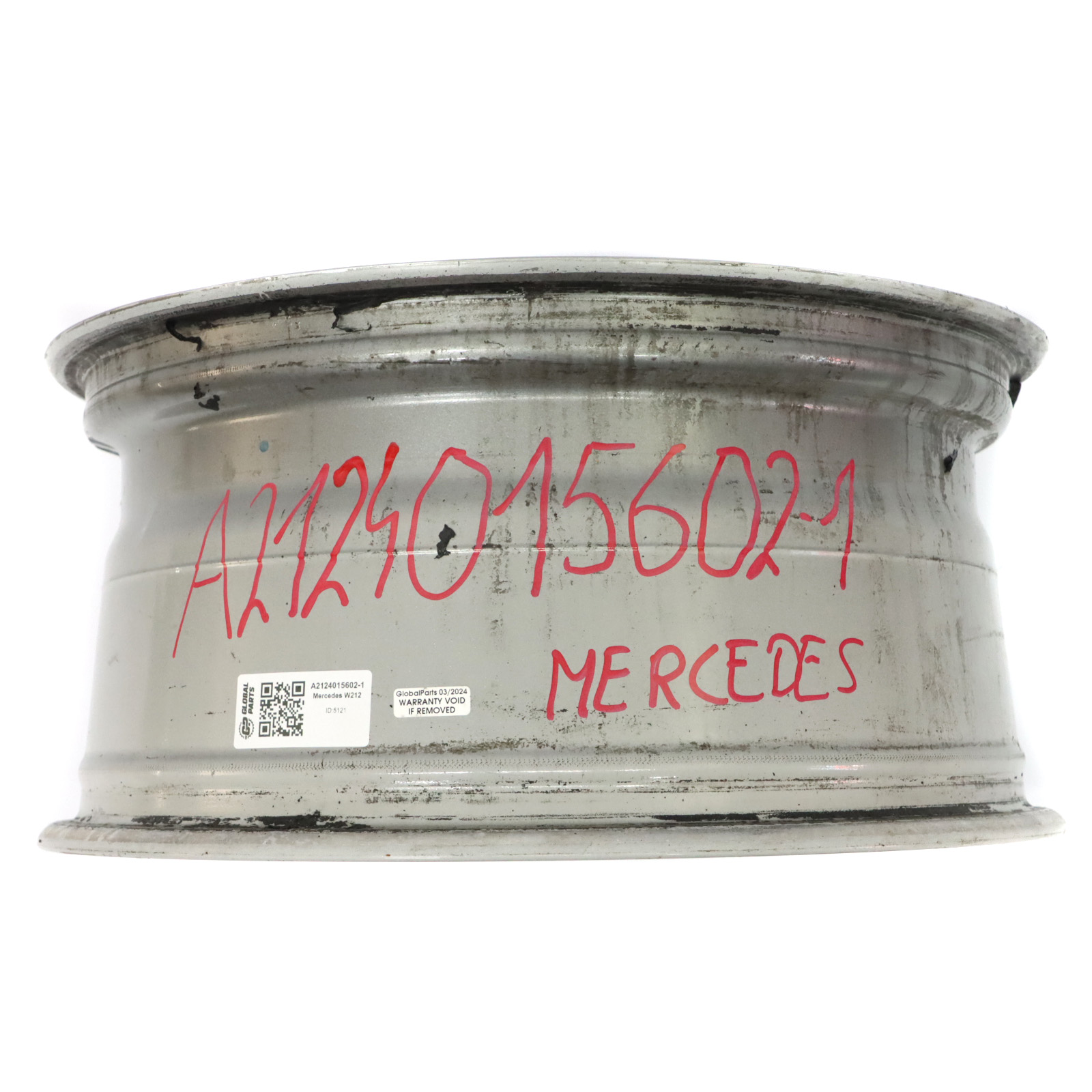 Mercedes W212 Leichtmetallfelge 17" ET:48 8J 5 Doppelspeiche A2124015602