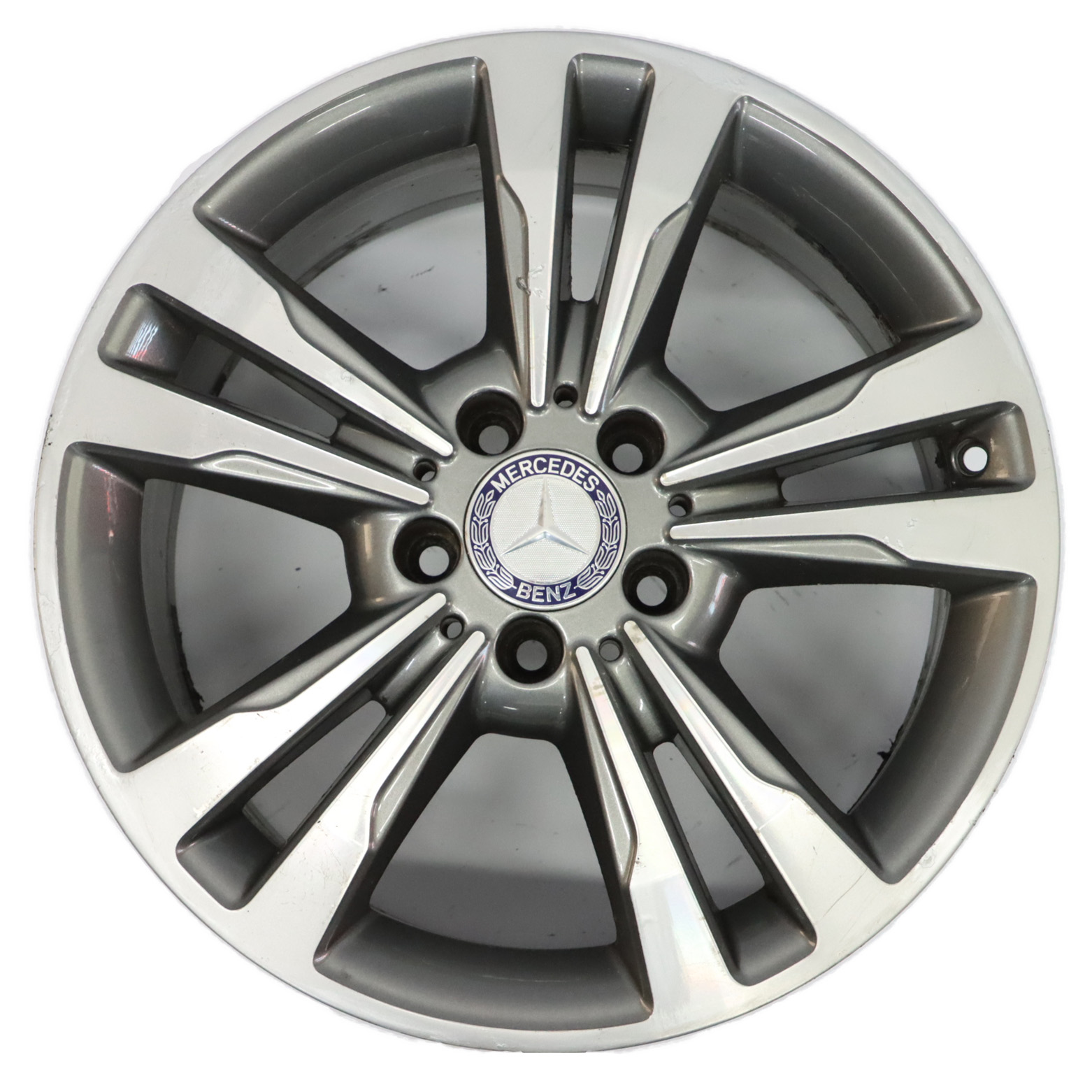 Mercedes W212 Leichtmetallfelge 17" ET:48 8J 5 Doppelspeiche A2124015602