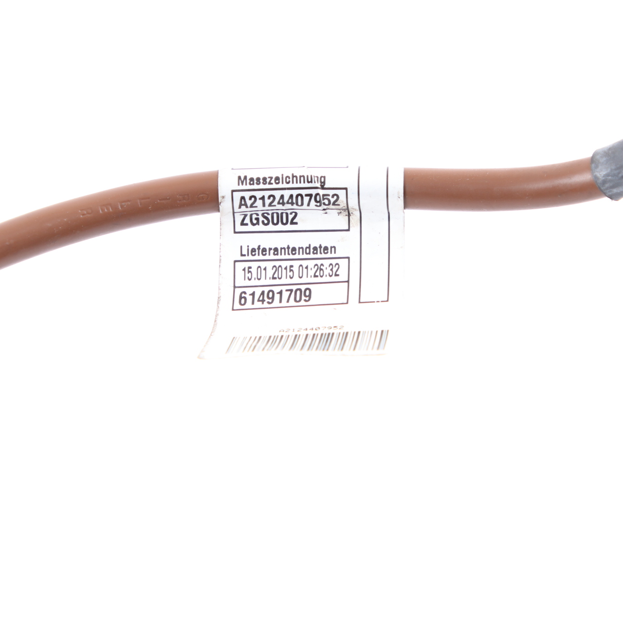 Mercedes W212 W218 Batteriekabel Negative Lead Terminal Kabelbaum A2124407952