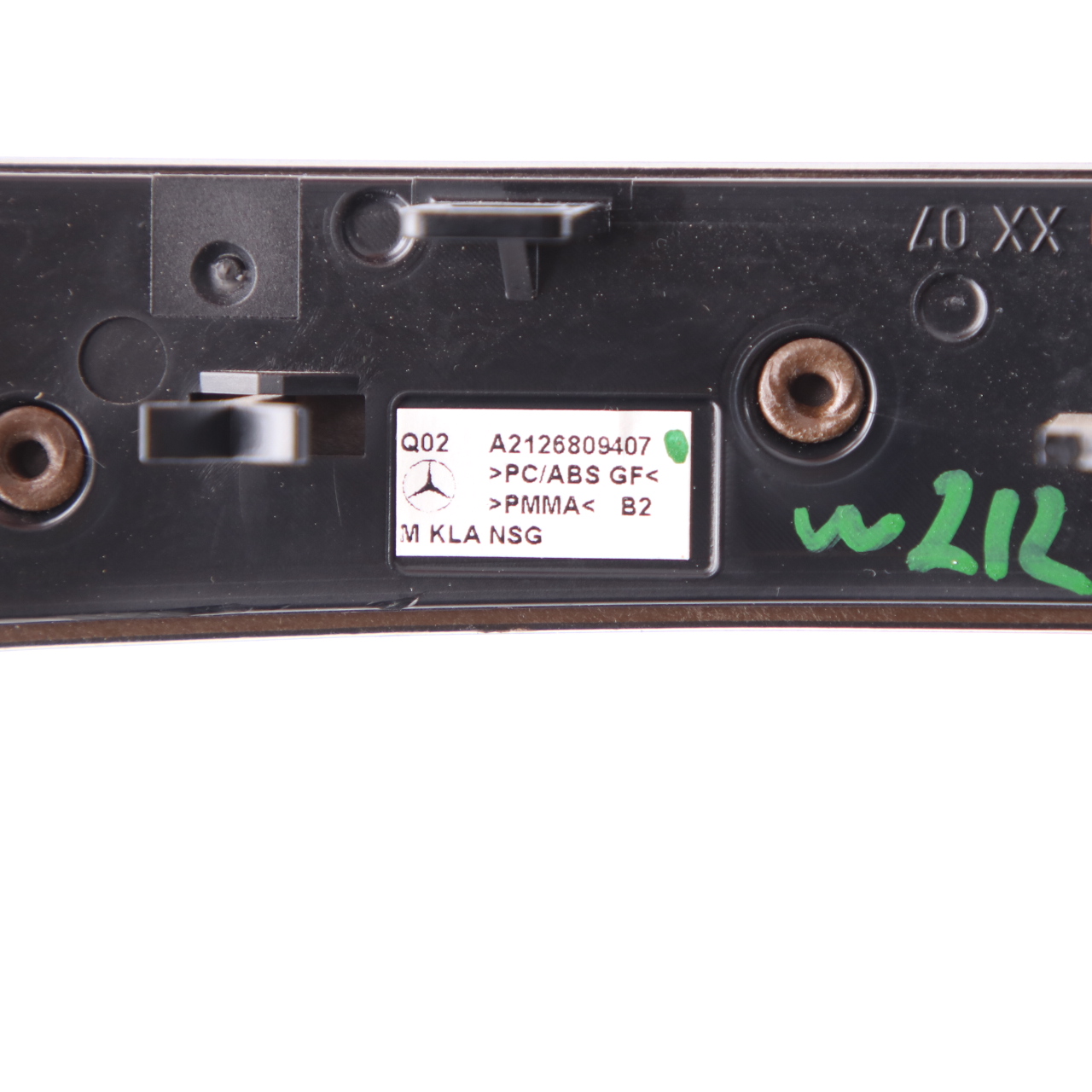 Mercedes W212 Armaturenbrett Klimabedienung Trim Surround Schwarz A2126809407