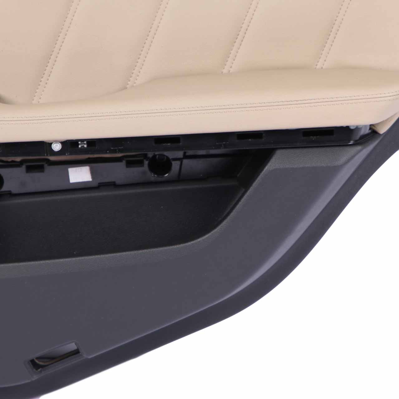 Mercedes W212 Türkarte hinten rechts Trim Panel Schwarz Beige Leder Nappa