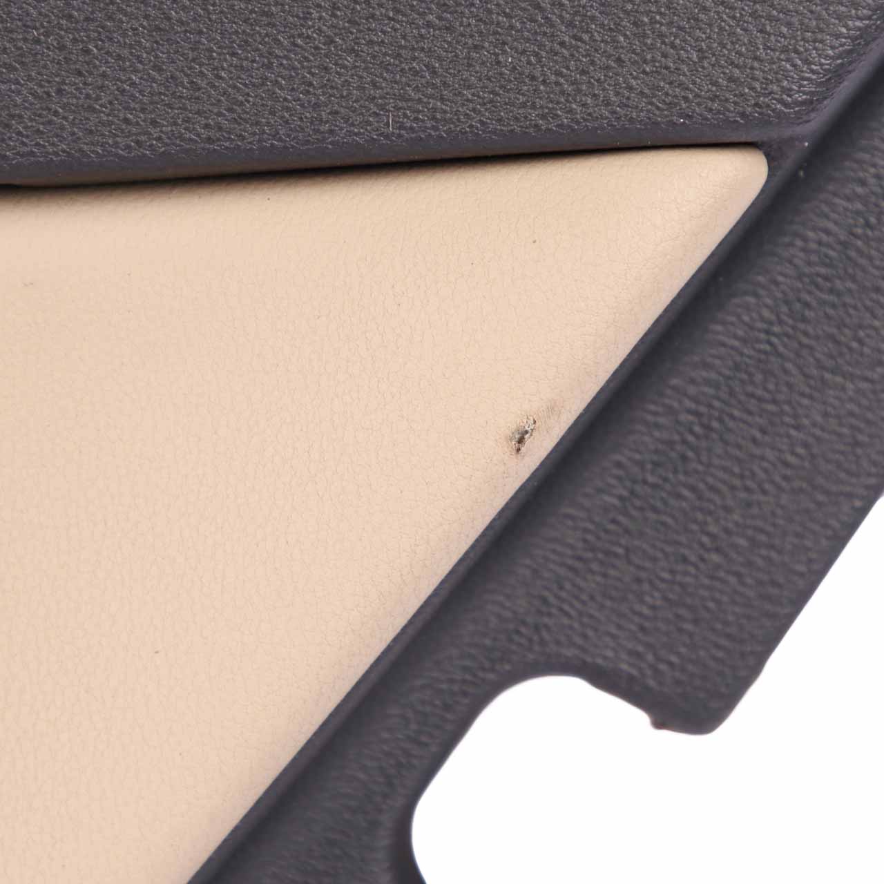 Mercedes W212 Türkarte hinten rechts Trim Panel Schwarz Beige Leder Nappa