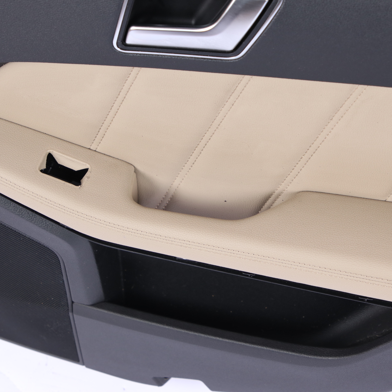 Mercedes W212 Türkarte hinten rechts Trim Panel Schwarz Beige Leder Nappa