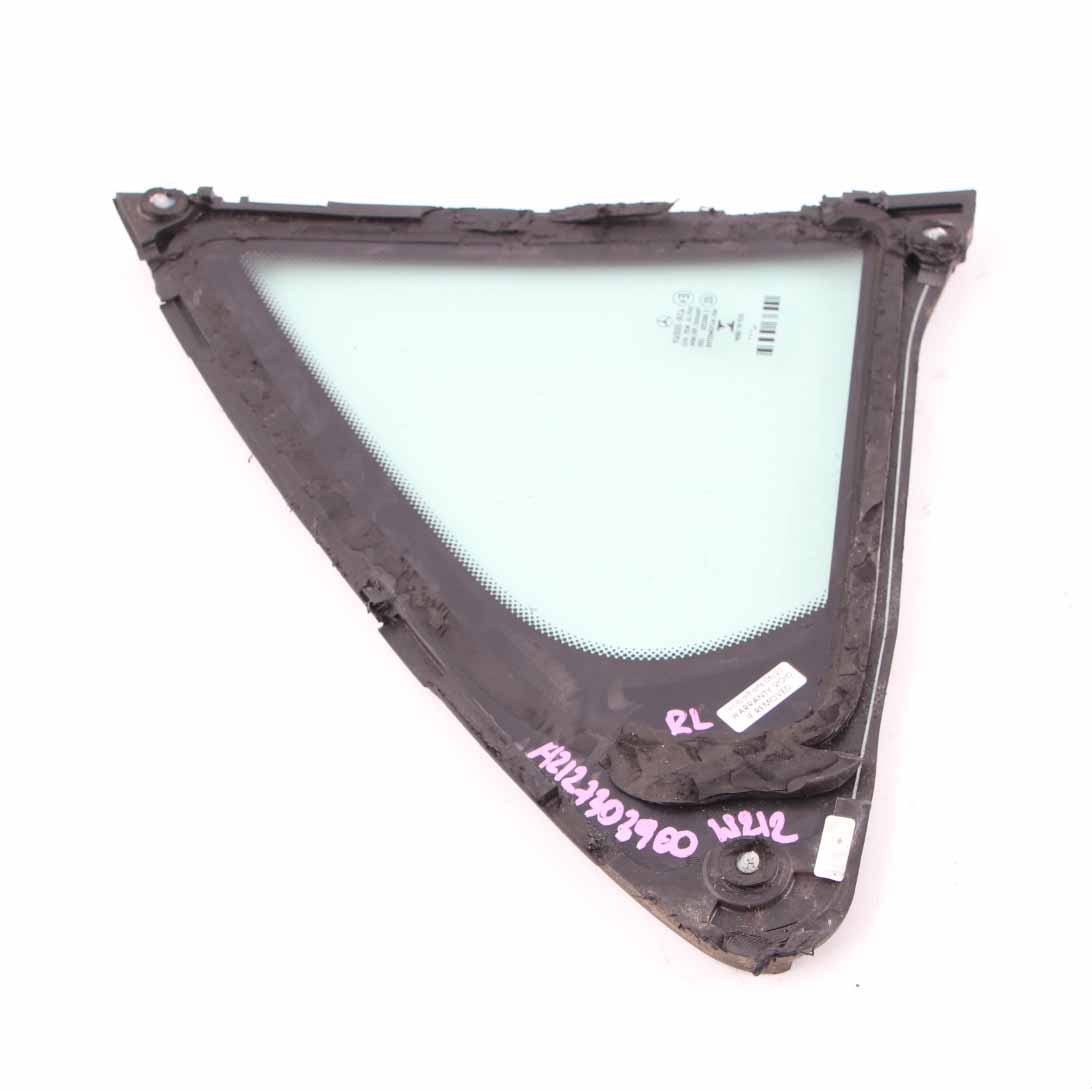 Mercedes W212 Window Glass Rear Door Left N/S Glazing Quarter AS2 A2127303900