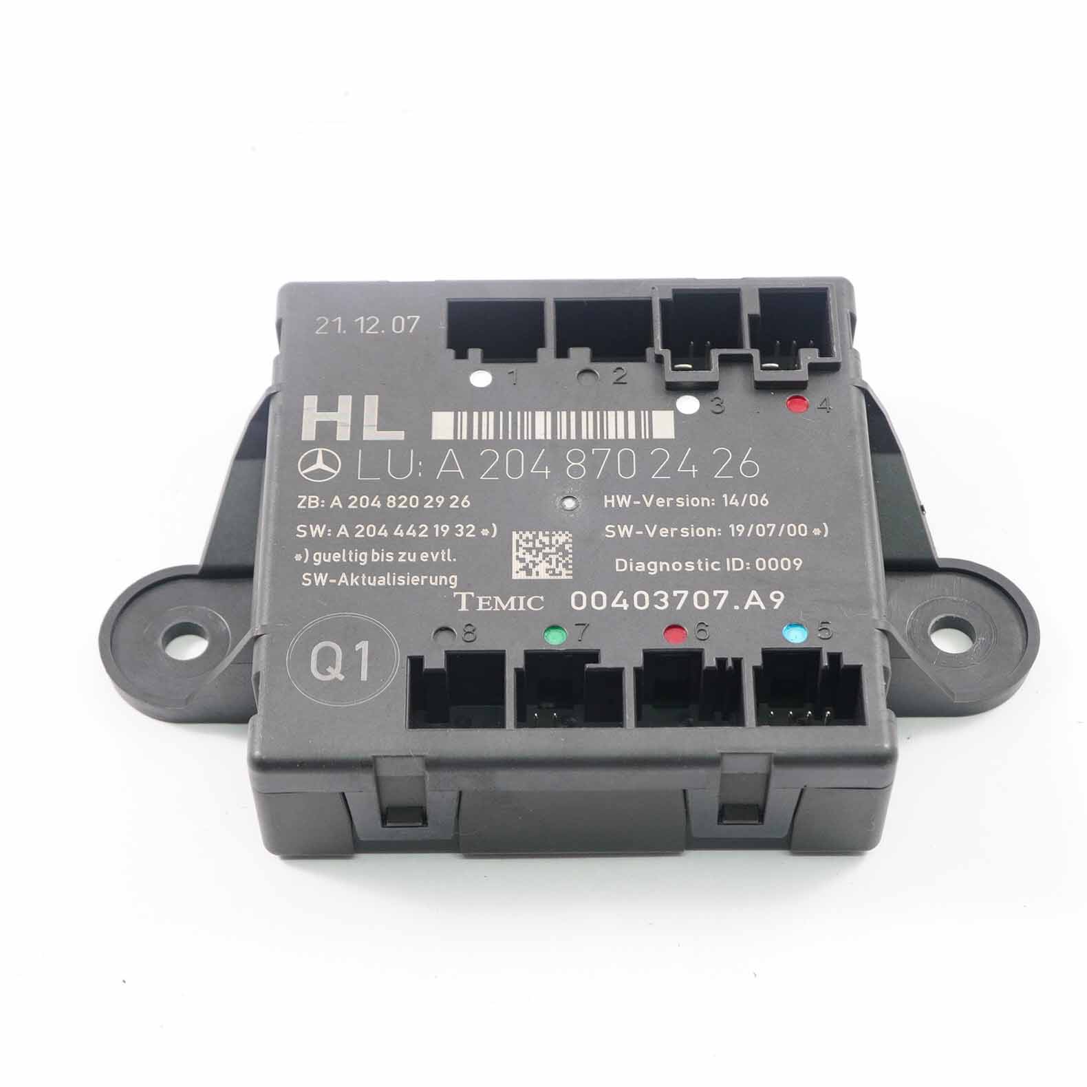 Mercedes W204 W212 Gateway Steuergerät ECU Modul VST A2129001227