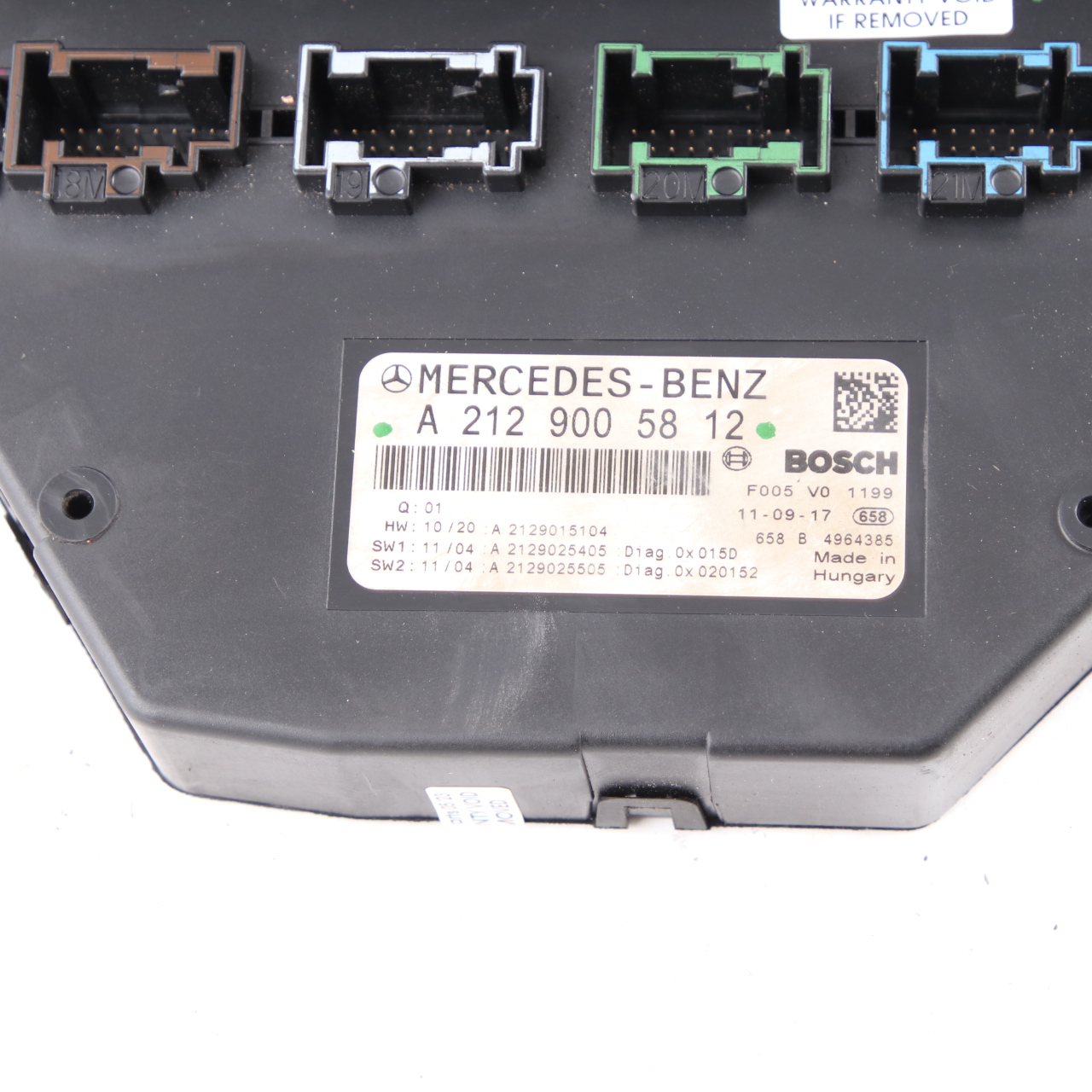 Mercedes S204 Kombi SAM Modul Sicherungskasten Relais Steuergerät A2129005812