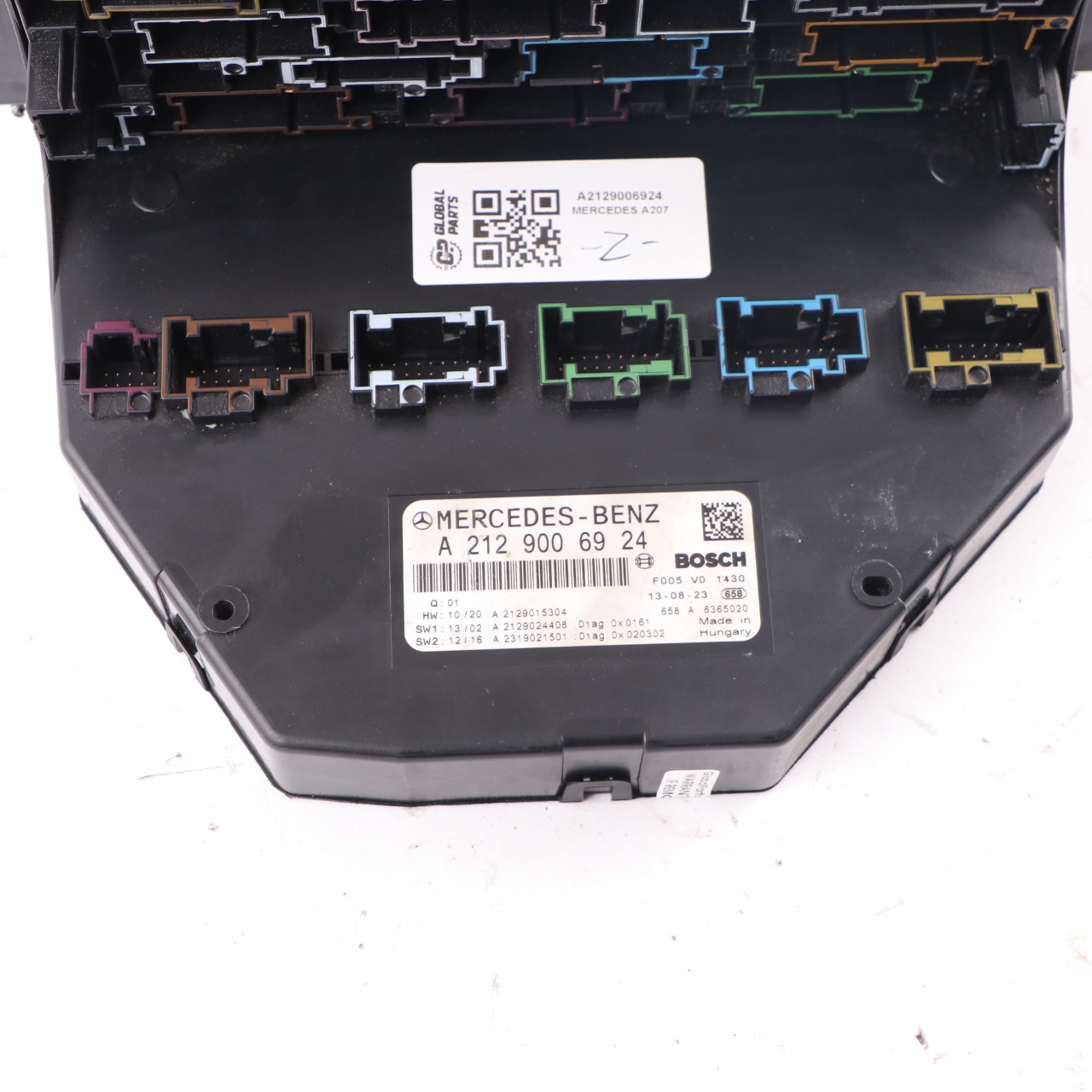 Mercedes W207 W212 SAM Modul Sicherungs kasten Relais Steuergerät A2129006924