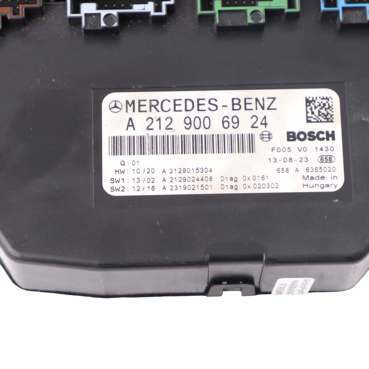 Mercedes W207 W212 SAM Modul Sicherungs kasten Relais Steuergerät A2129006924