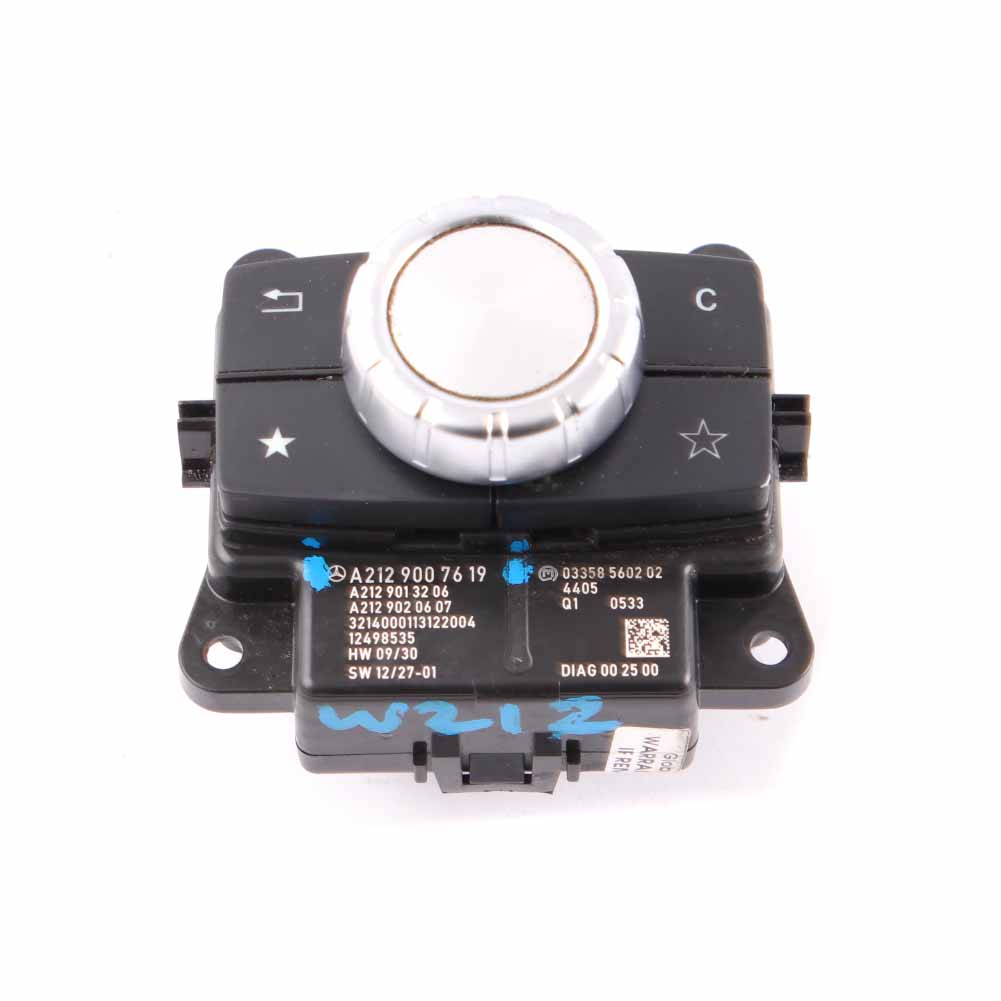 Mercedes W212 Bedienfeld Comand Navi CD Schalter Taster A2129007619