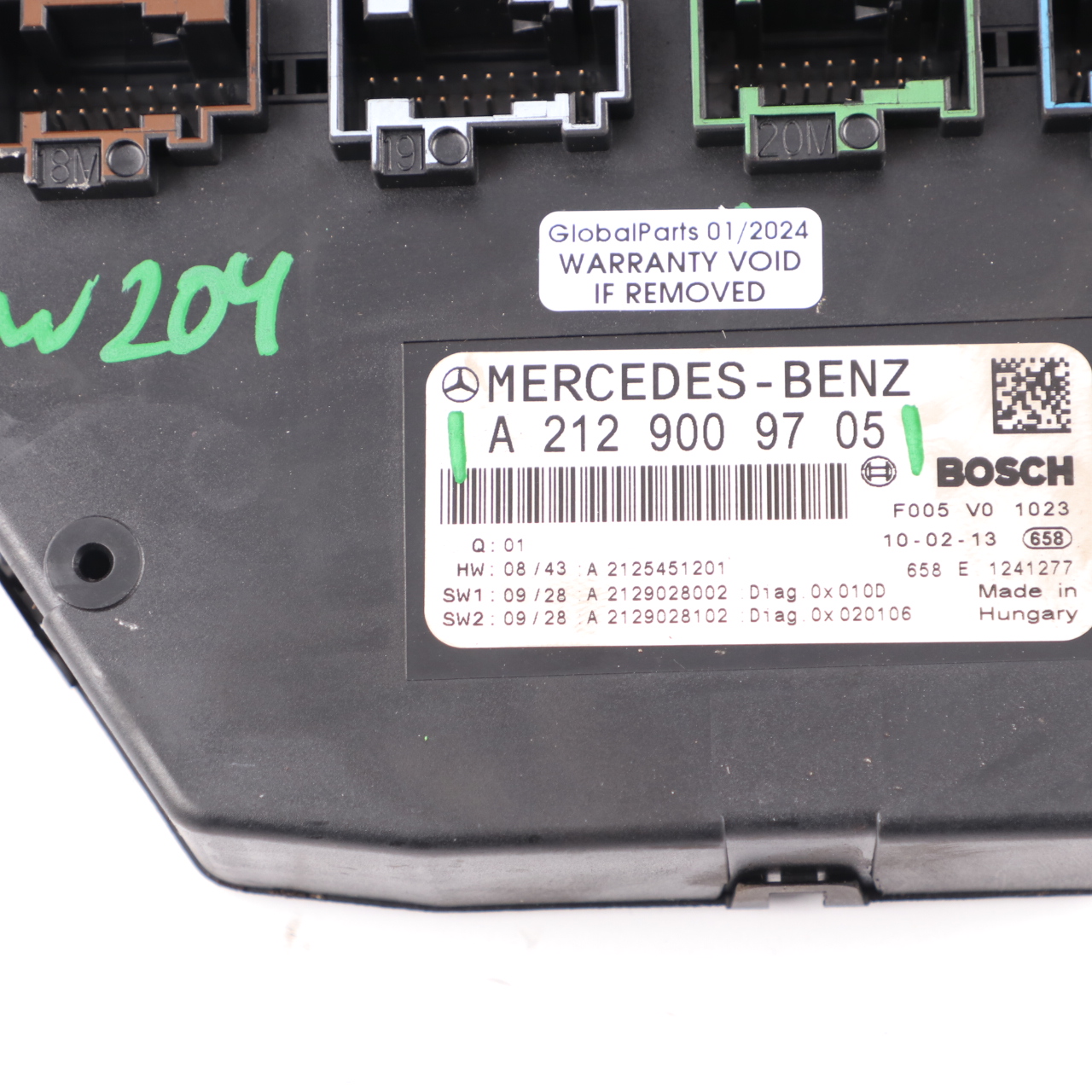 Sicherungskasten Mercedes W204 W212 Relaissteuergerät SAM Modul A2129009705