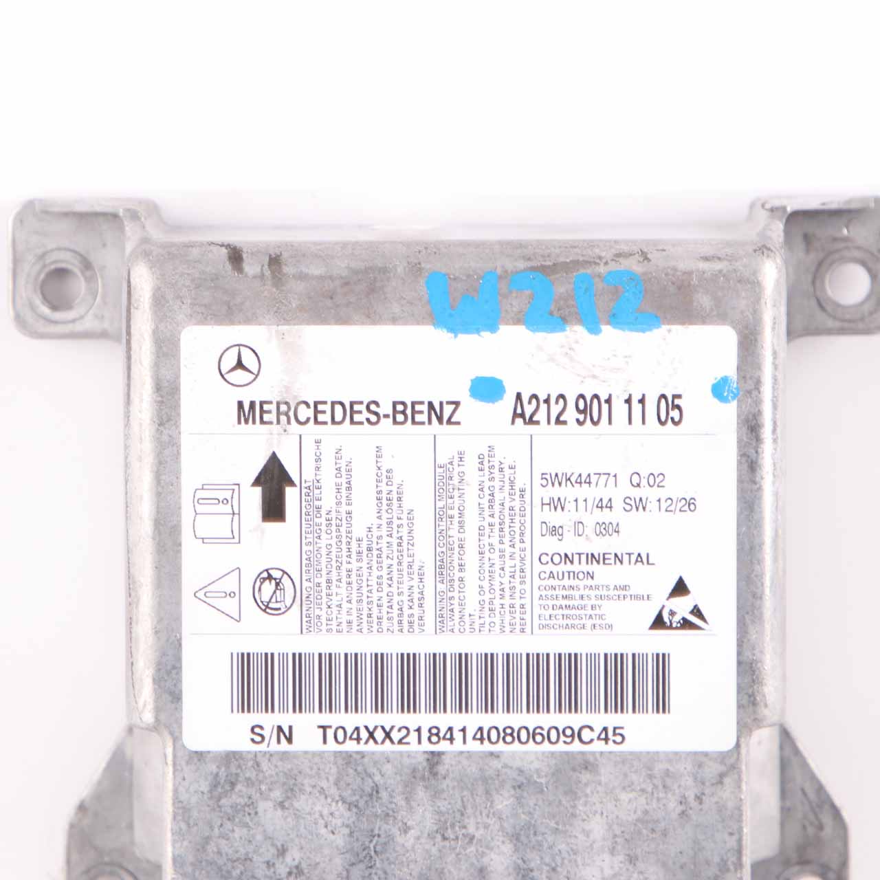 Mercedes W212 Airbag Steuergerät ECU Airbag-Sensormodul A2129011105