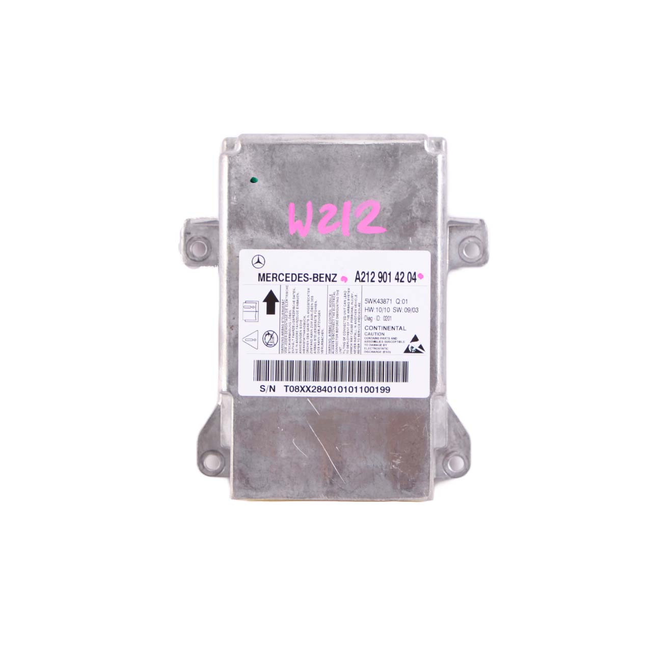 Mercedes-Benz W212 ECU Steuerung Gerät Sensor Modul Airbag A2129014204