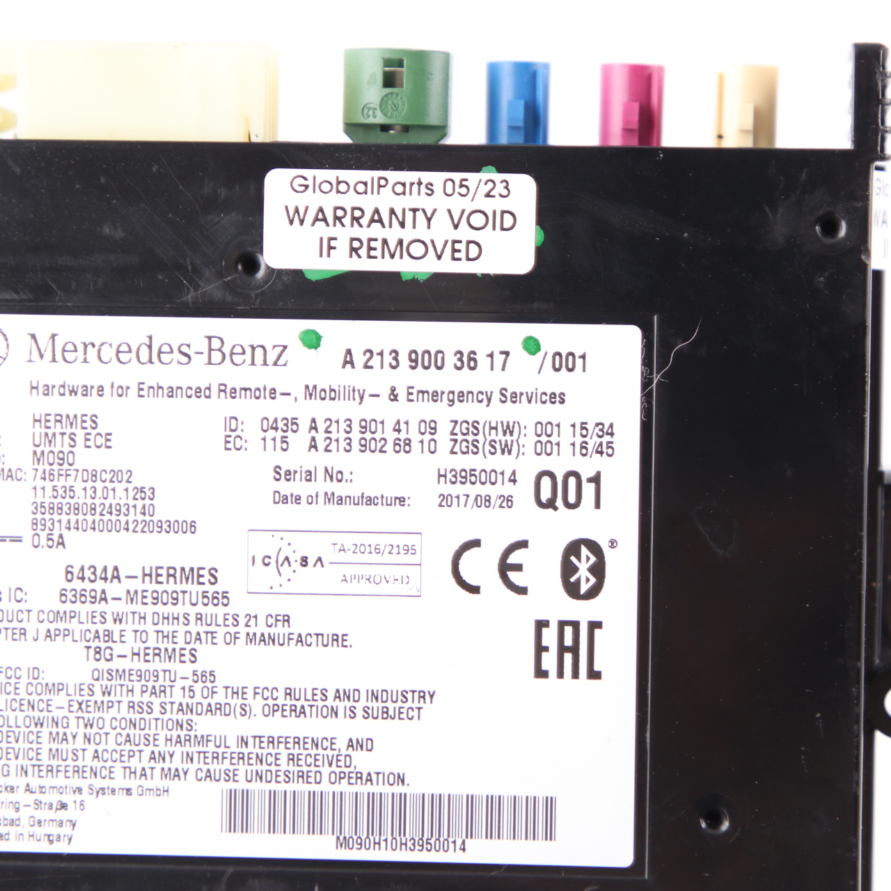 Telematikmodul Mercedes W176 W207 W205 Bluetooth Steuergerät A2139003617