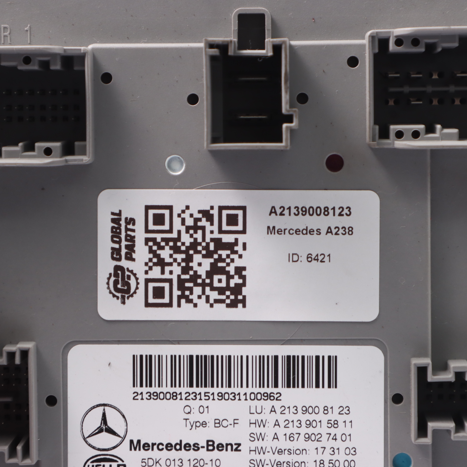 Mercedes A238 SAM Steuergerät ECU A2139008123