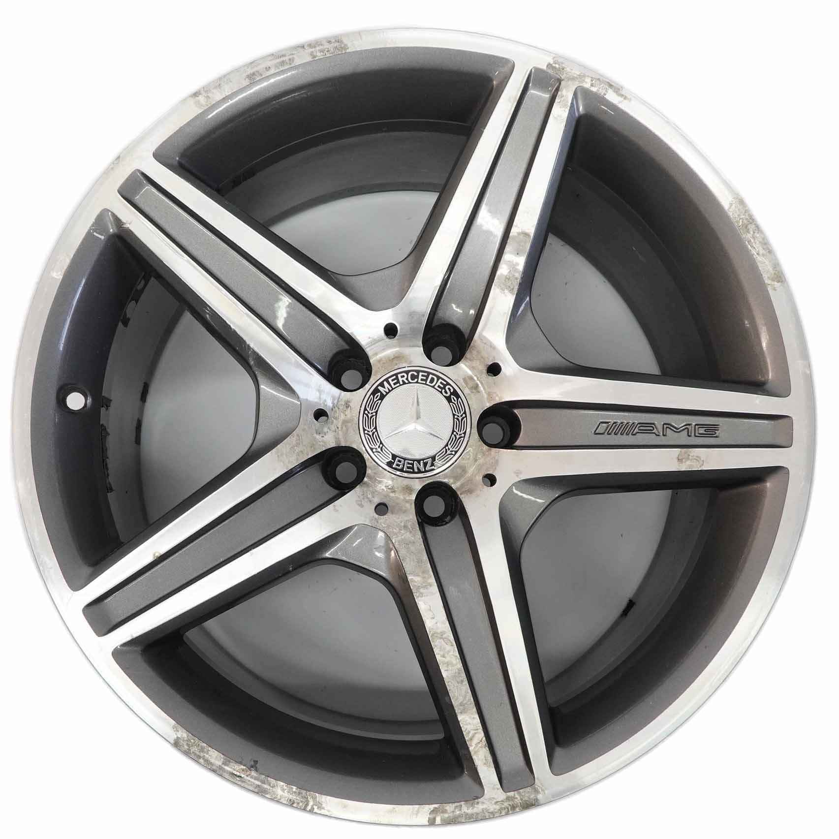 Mercedes W218 5 Speichen AMG Leichtmetallfelge 19" ET:37 9J A2184011802