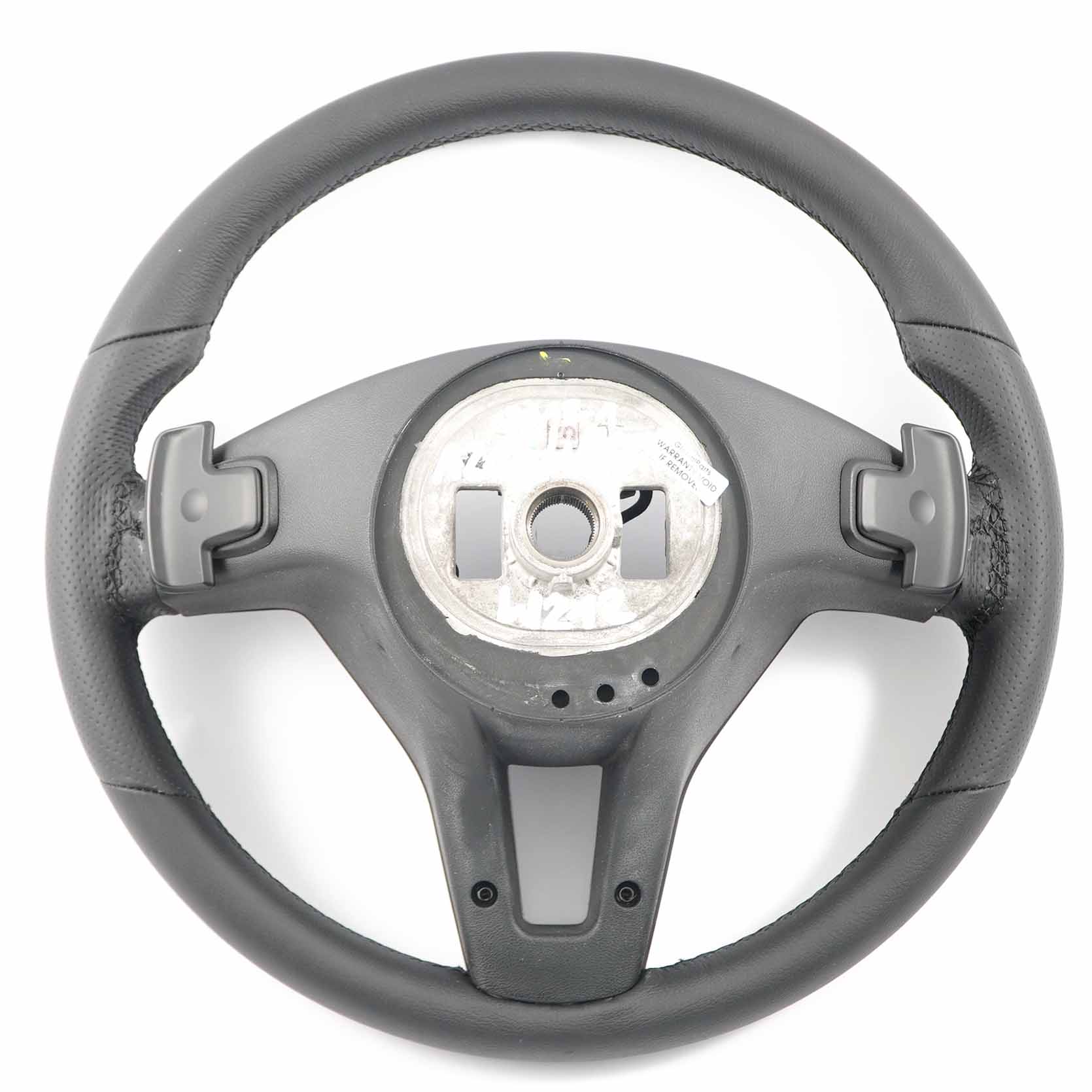 Steering Wheel Mercedes W212 NEW Black Leather with Black Threads Paddle Shift