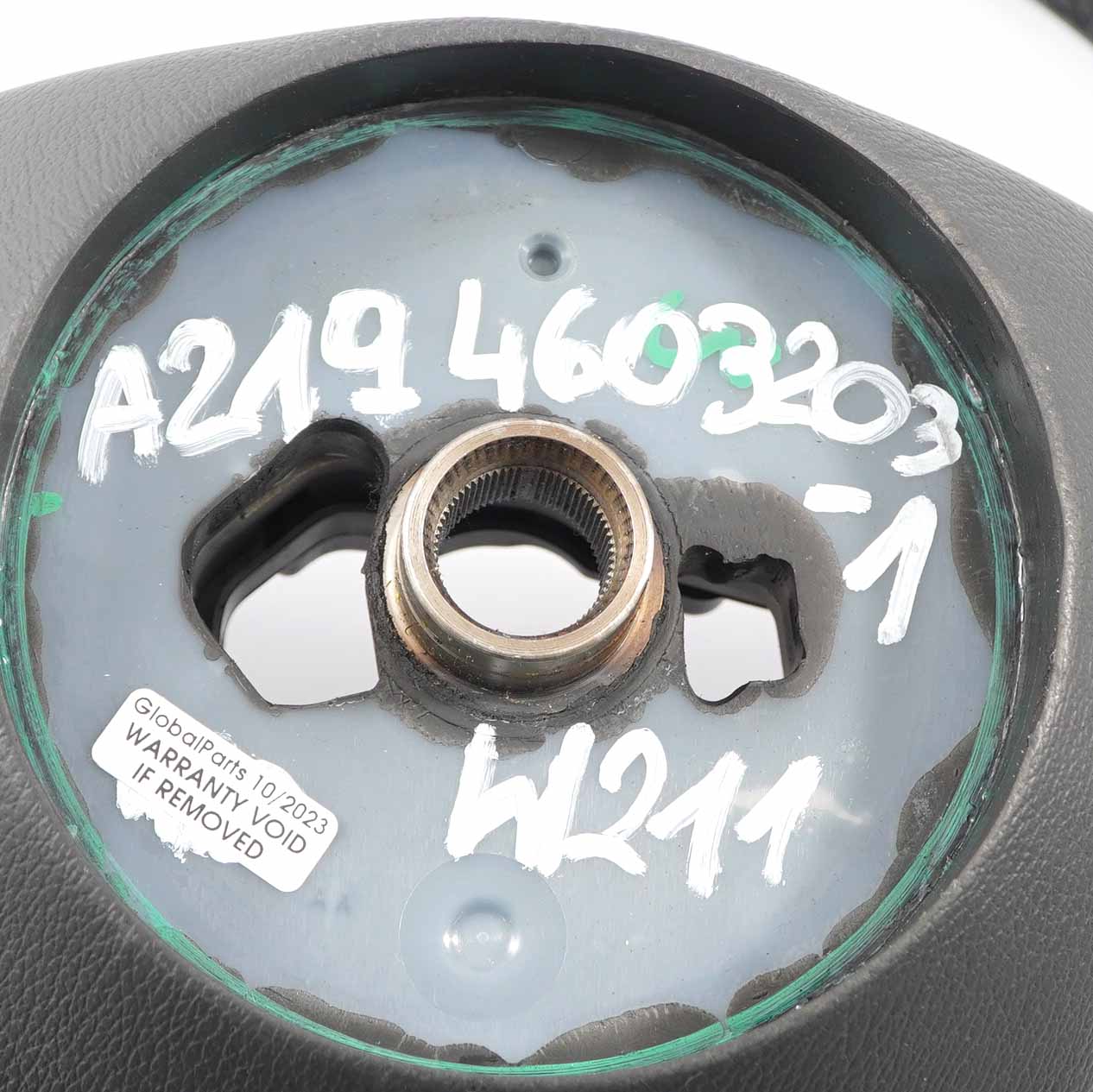 Mercedes W211 NEW Black Leather Steering Wheel Paddle Shift A2194603203