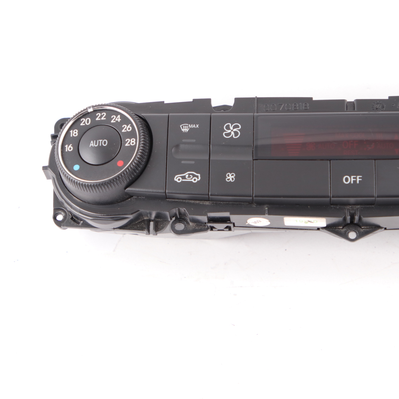 Mercedes CLS W219 A/C Air Conditioning Climate Control Switch Panel A2198303985