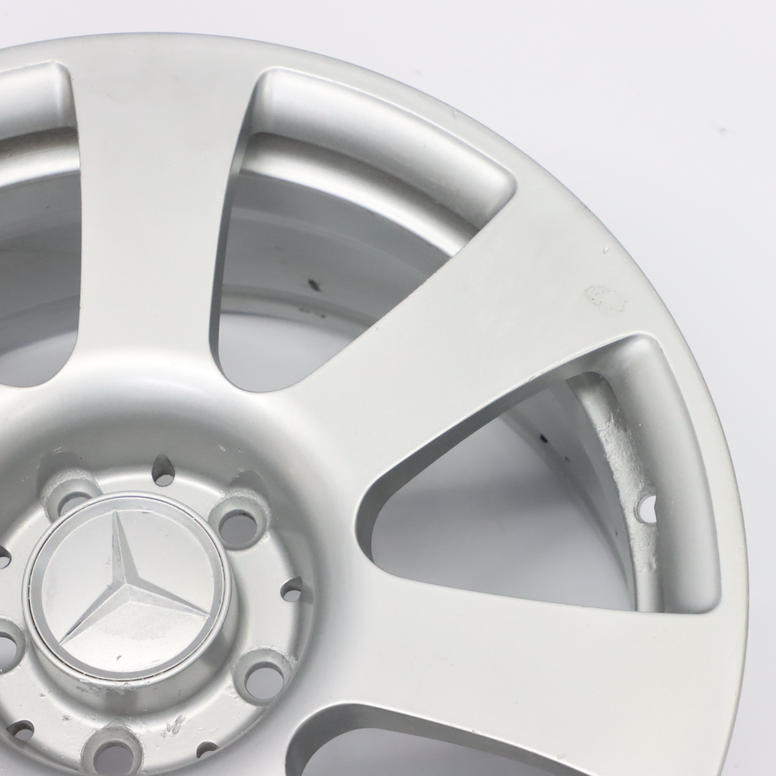 Mercedes W216 W221 Silberne Leicht metall felge 17" 8J ET:43 A2214010202