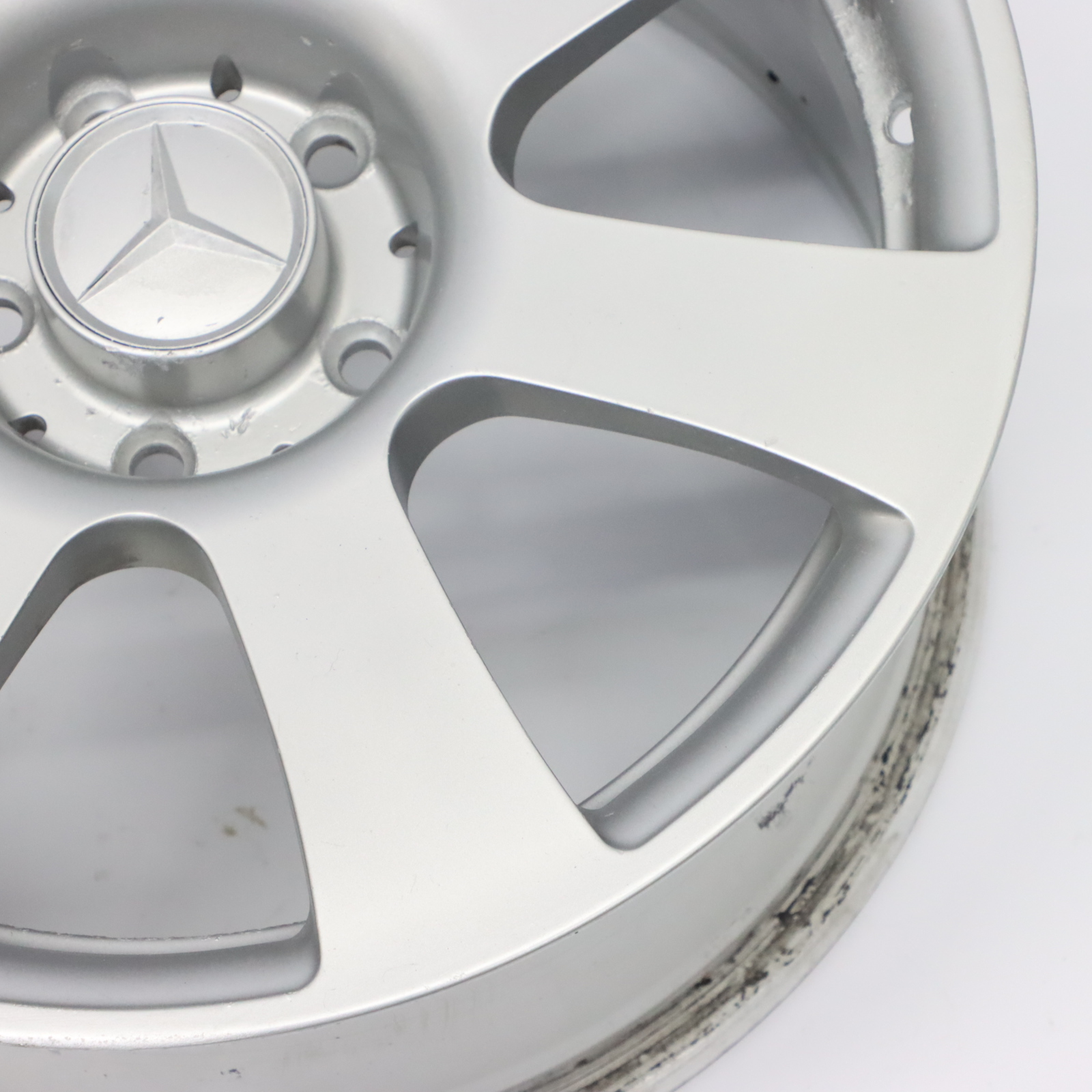 Mercedes W216 W221 Silberne Leicht metall felge 17" 8J ET:43 A2214010202